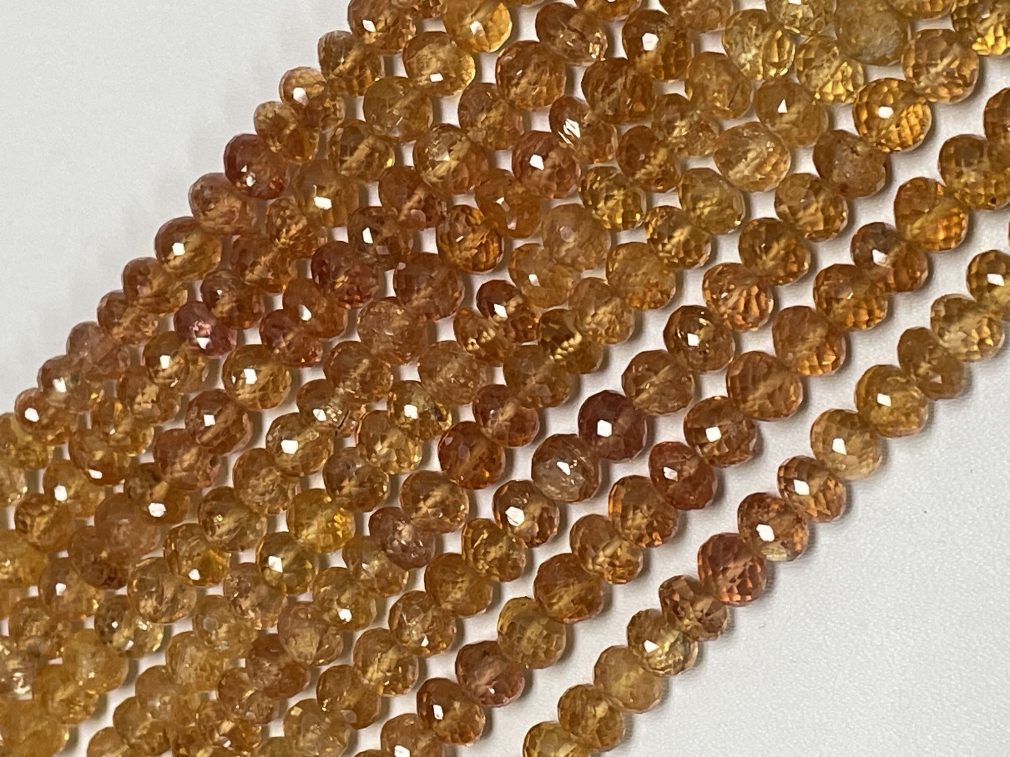 Imperial Topaz Rondelle Faceted