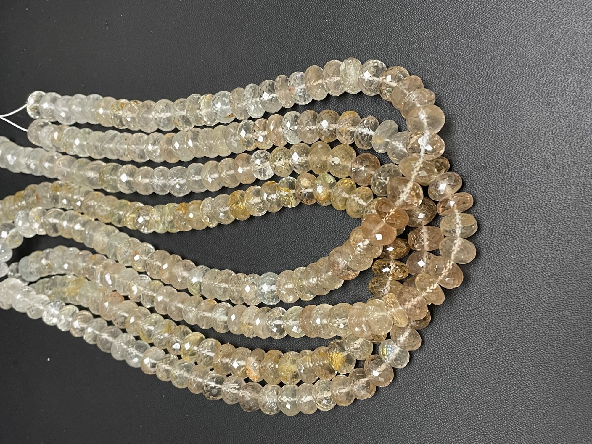 Imperial Topaz Rondelle Faceted