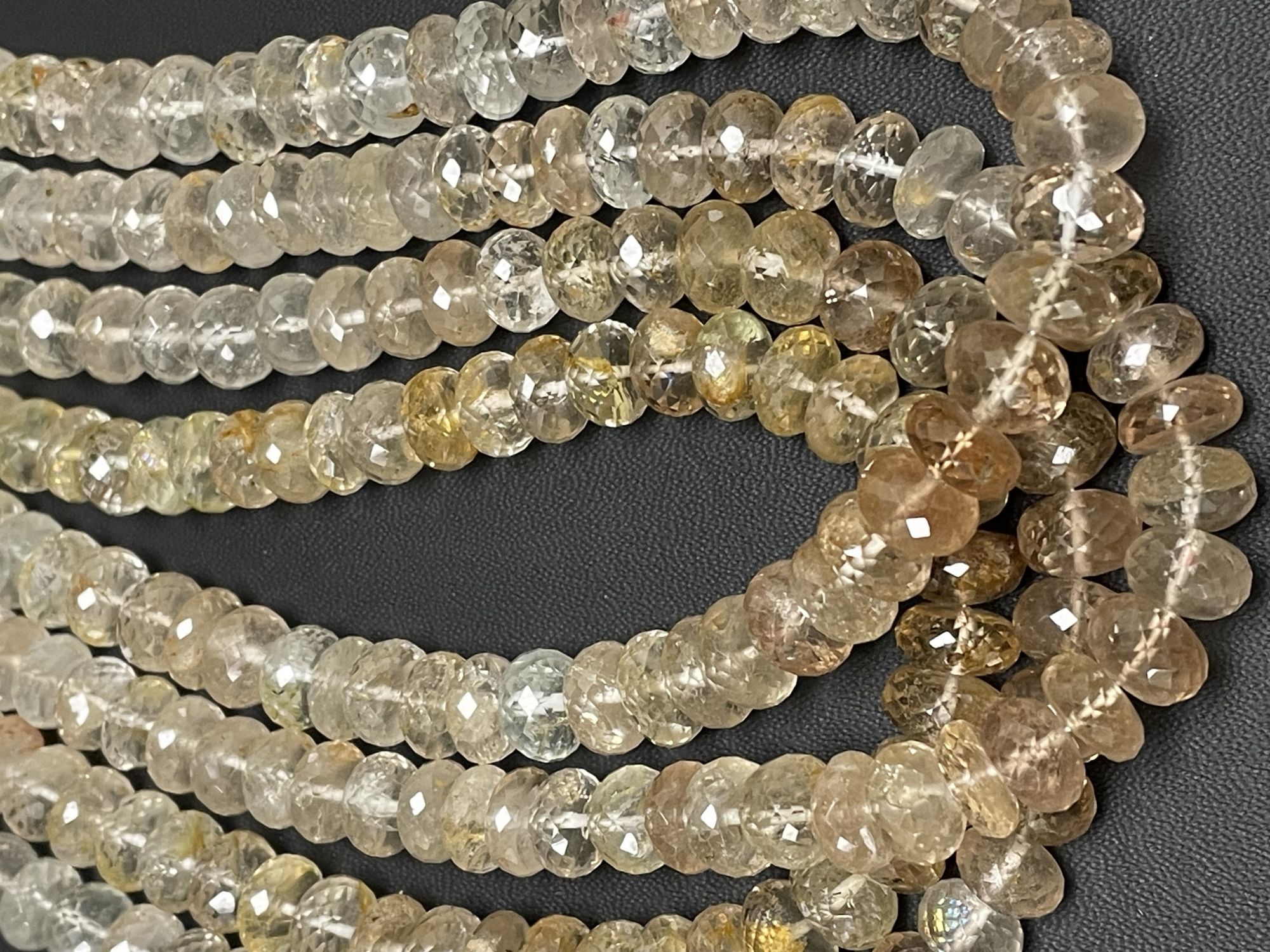 Imperial Topaz Rondelle Faceted