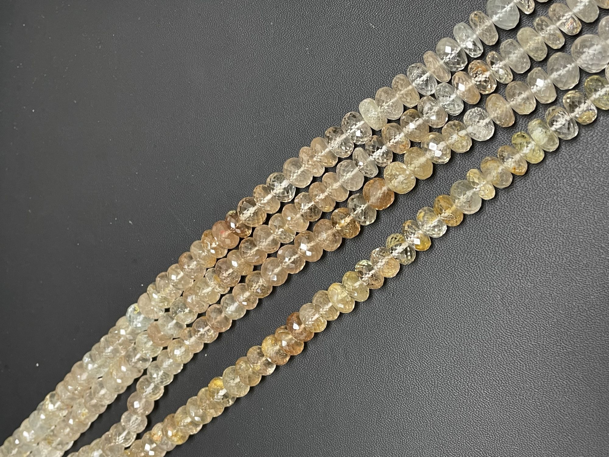 Imperial Topaz Rondelle Faceted