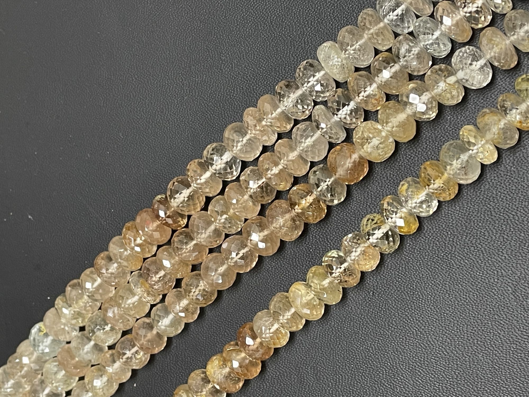 Imperial Topaz Rondelle Faceted