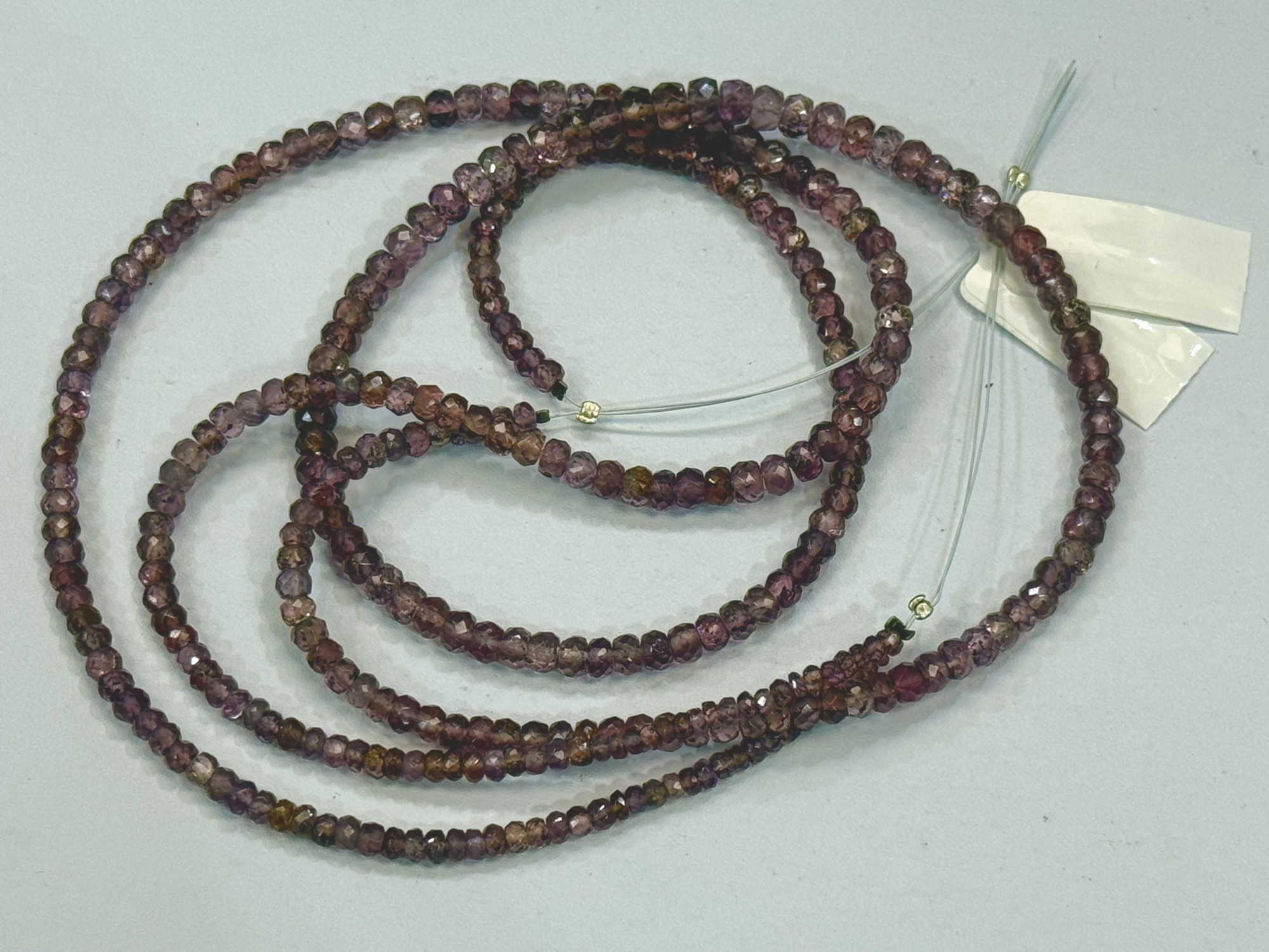 Malaia Garnet Rondelle