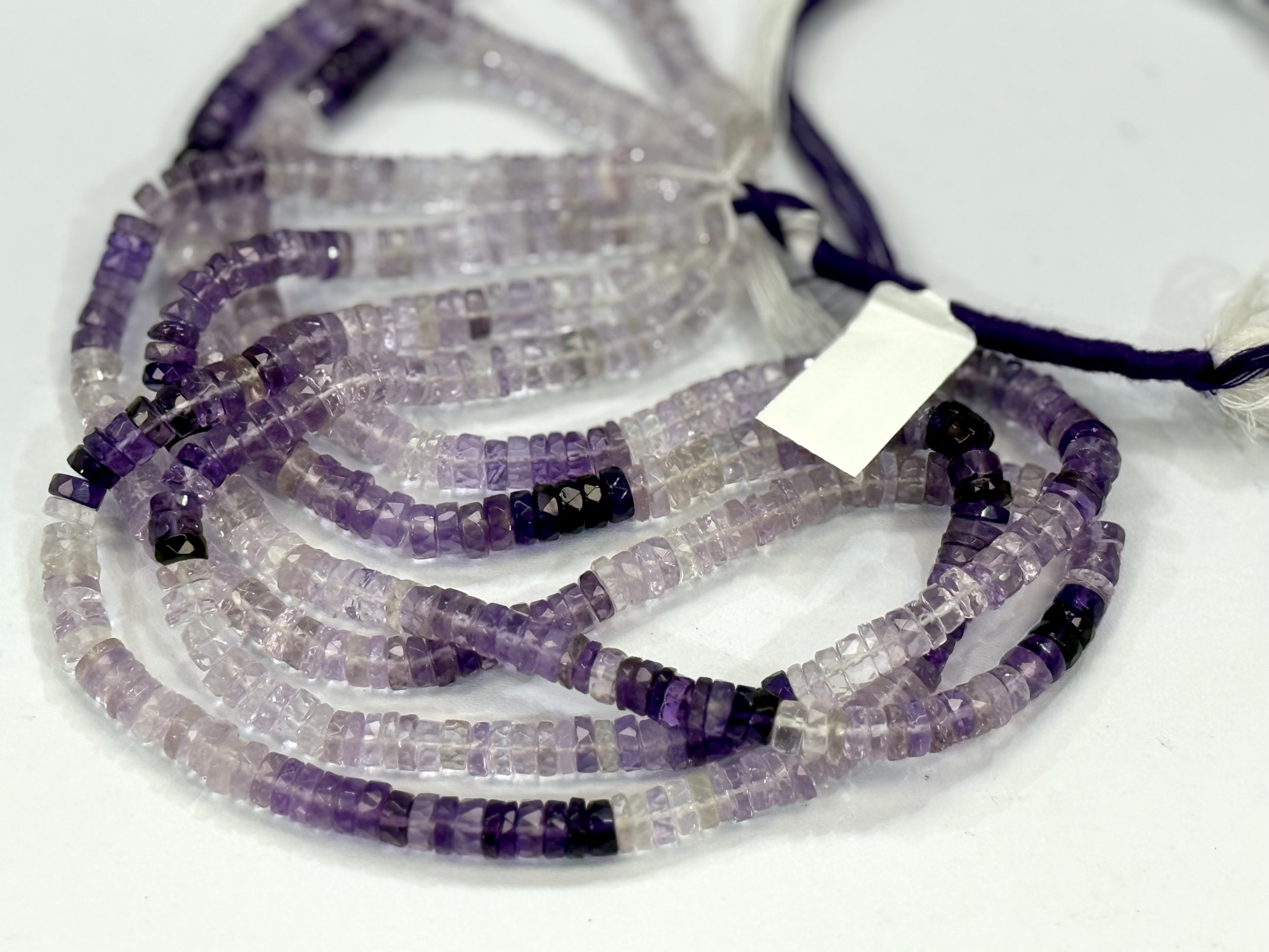 Purple Amethyst Tire Faceted