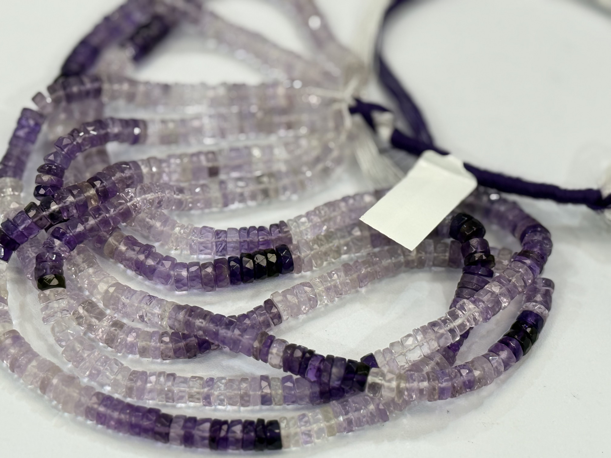 Purple Amethyst Tire Faceted
