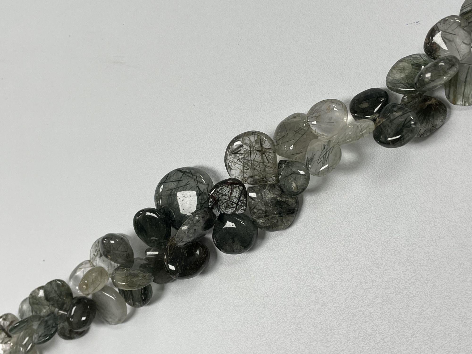 Green Rutilated Quartz Heart Smooth