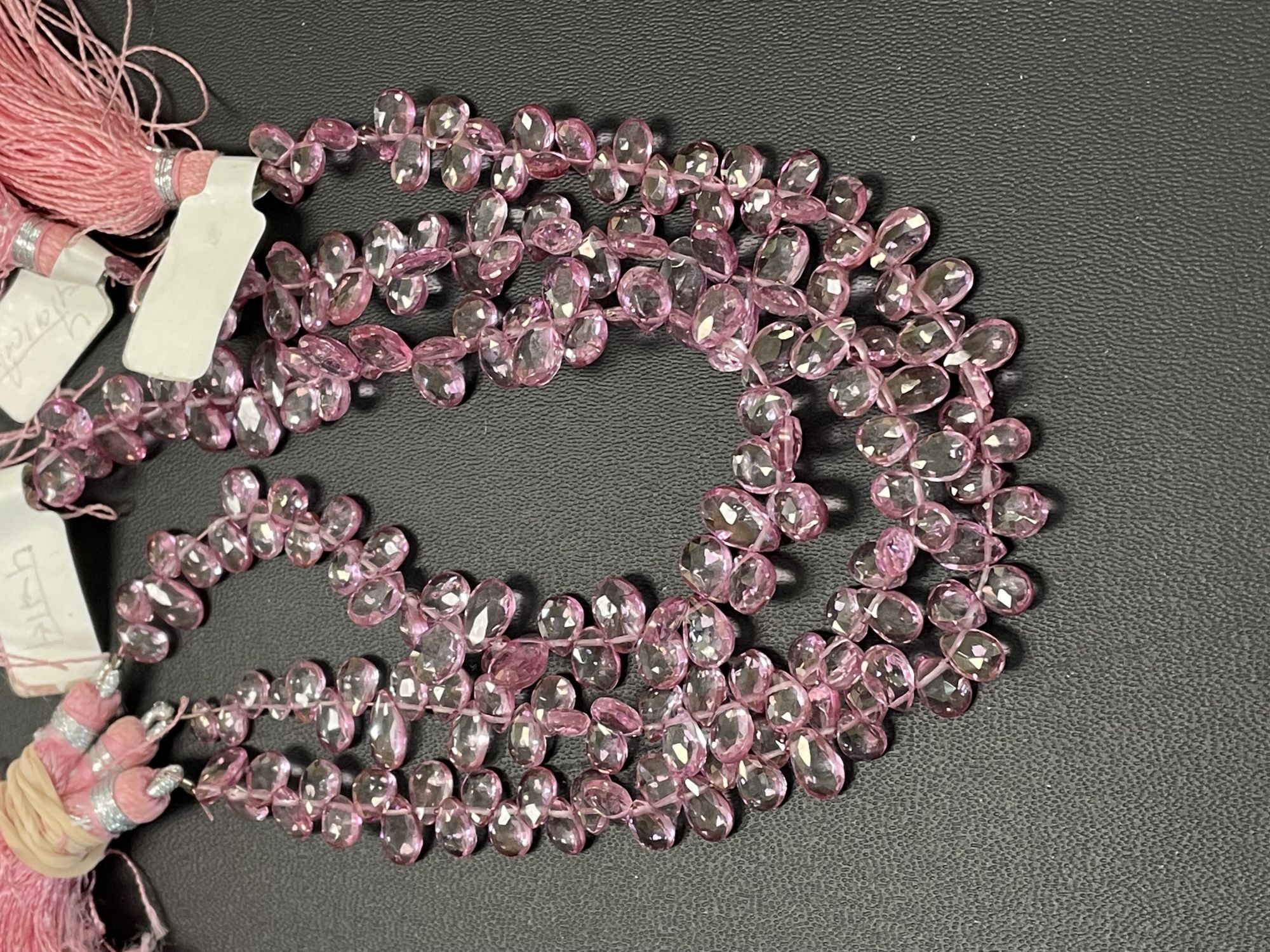 Pink Mystic Topaz Pear Faceted