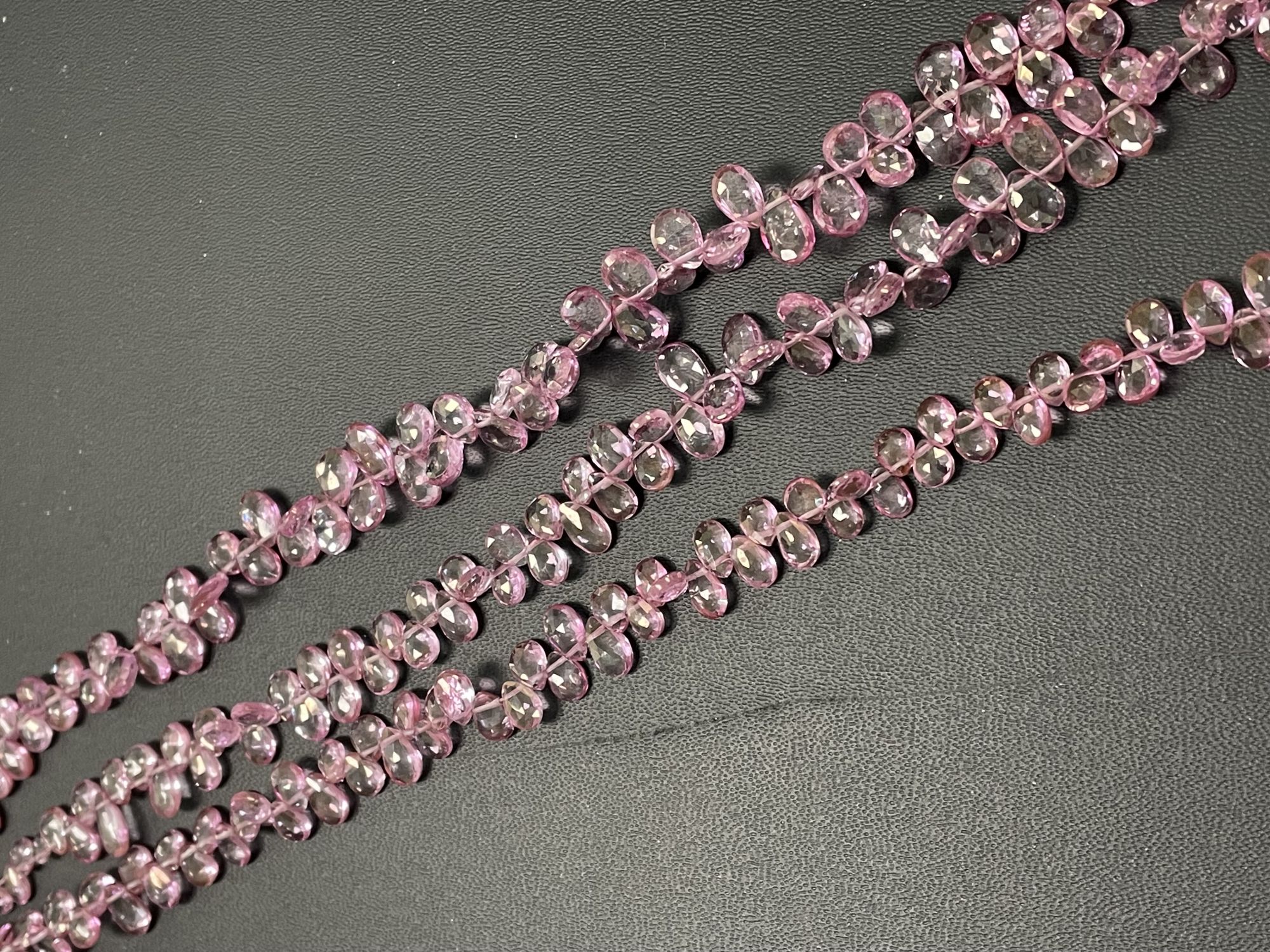 Pink Mystic Topaz Pear Faceted