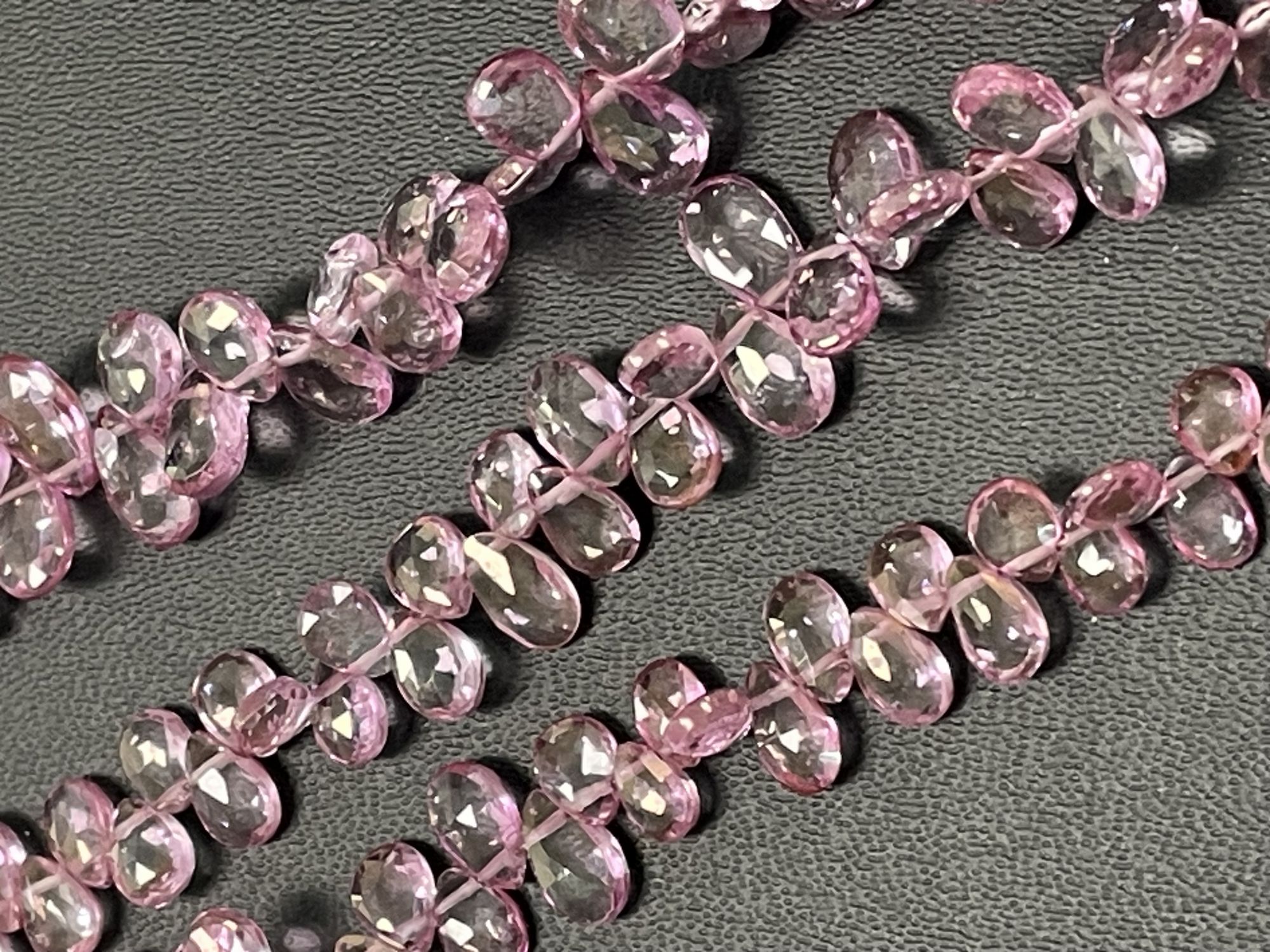 Pink Mystic Topaz Pear Faceted