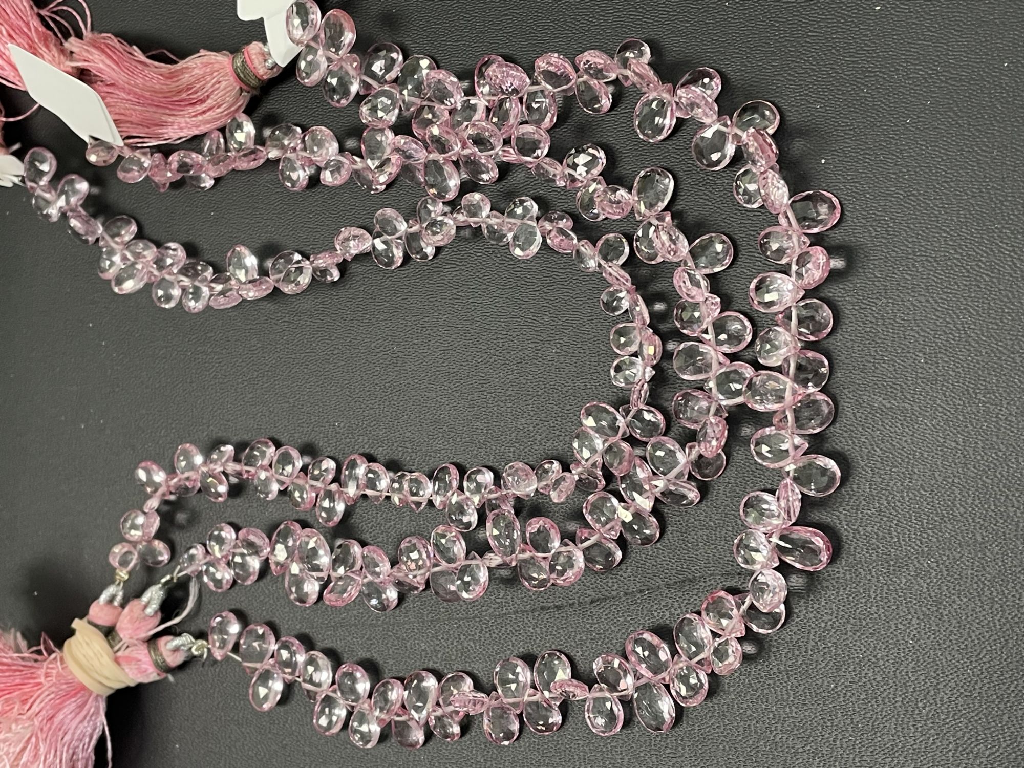 Pink Mystic Topaz Pear Faceted