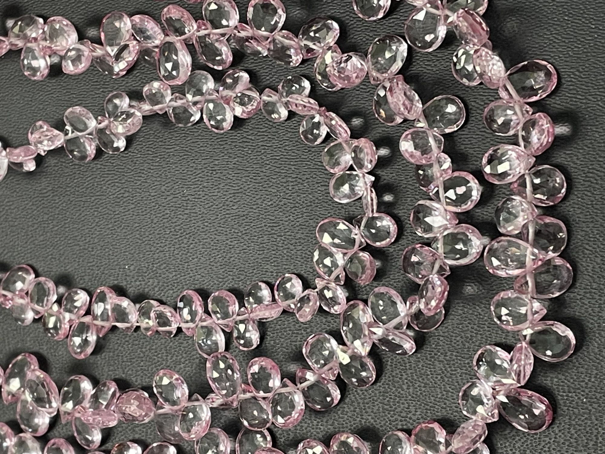 Pink Mystic Topaz Pear Faceted