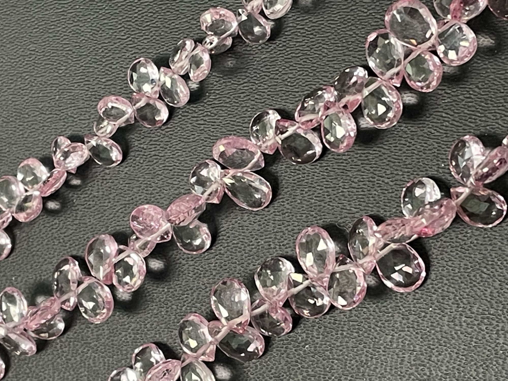 Pink Mystic Topaz Pear Faceted