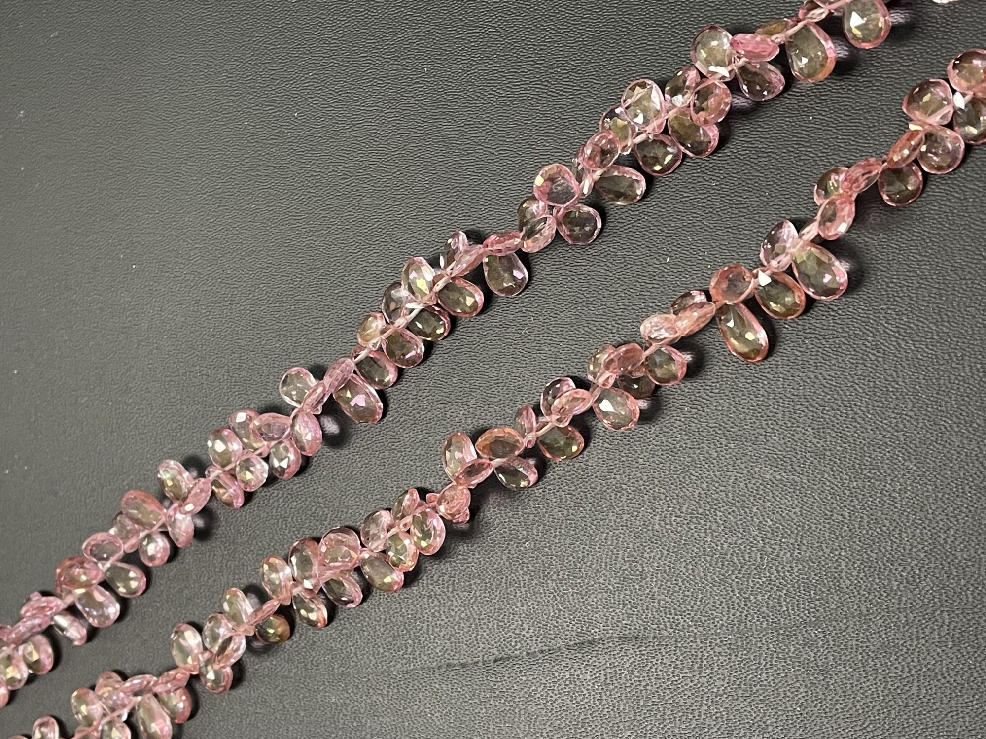 Pink Mystic Topaz Pear Faceted