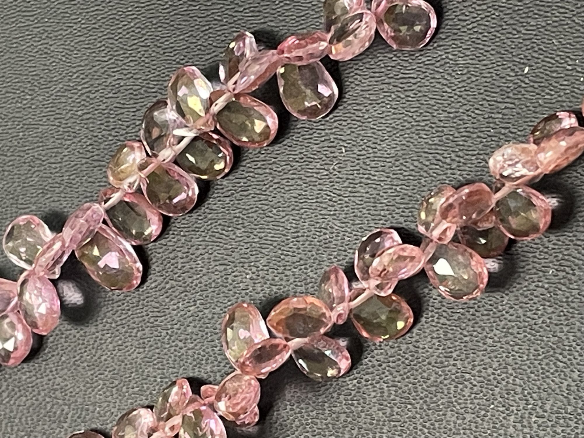 Pink Mystic Topaz Pear Faceted