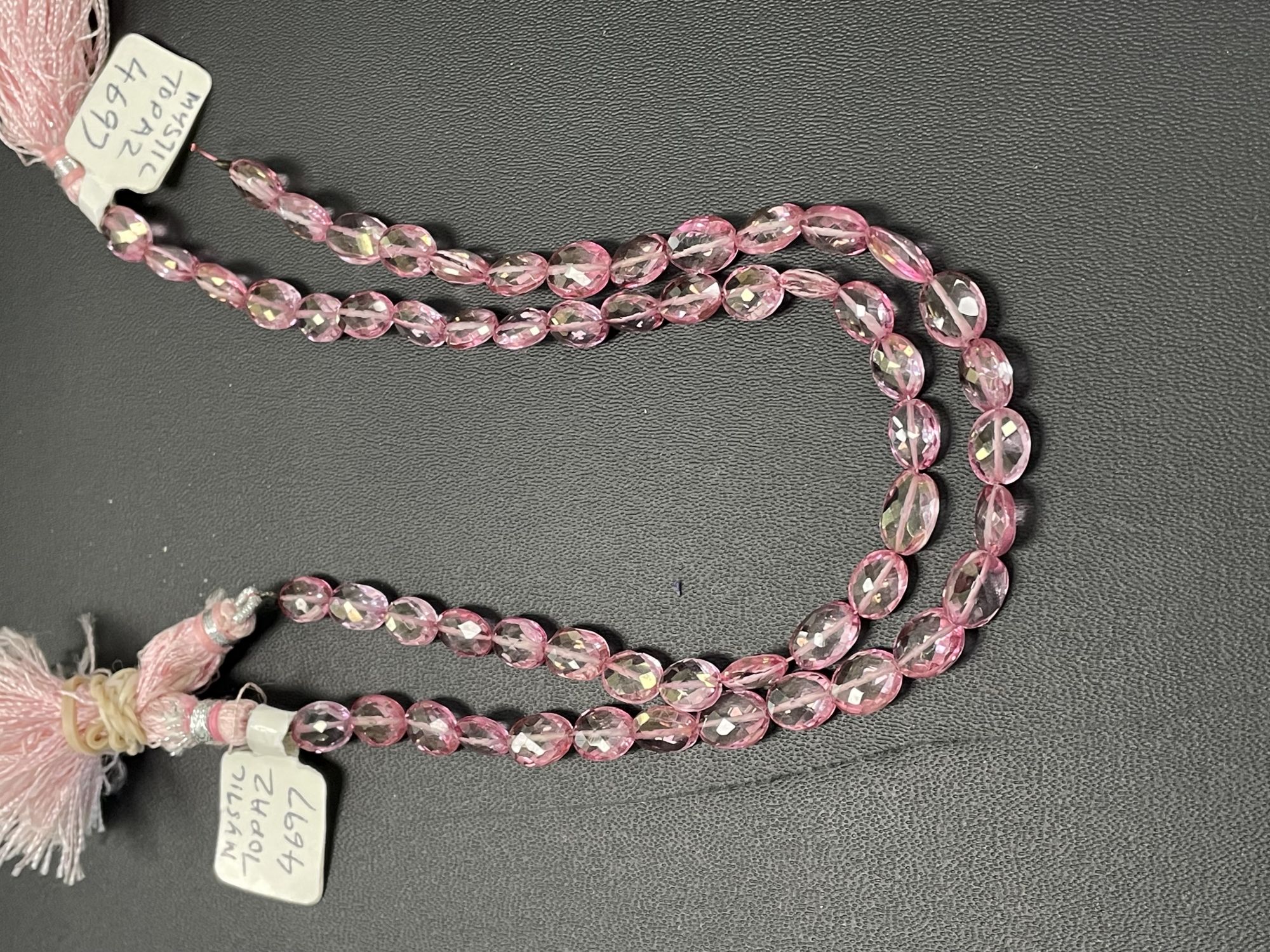 Pink Mystic Topaz Oval Faceted