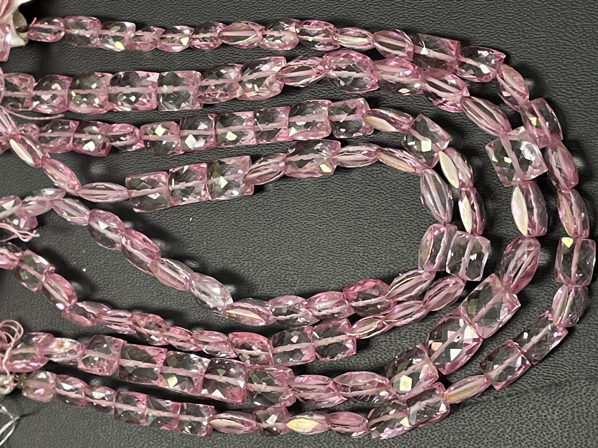 Pink Mystic Topaz Rectangle Faceted