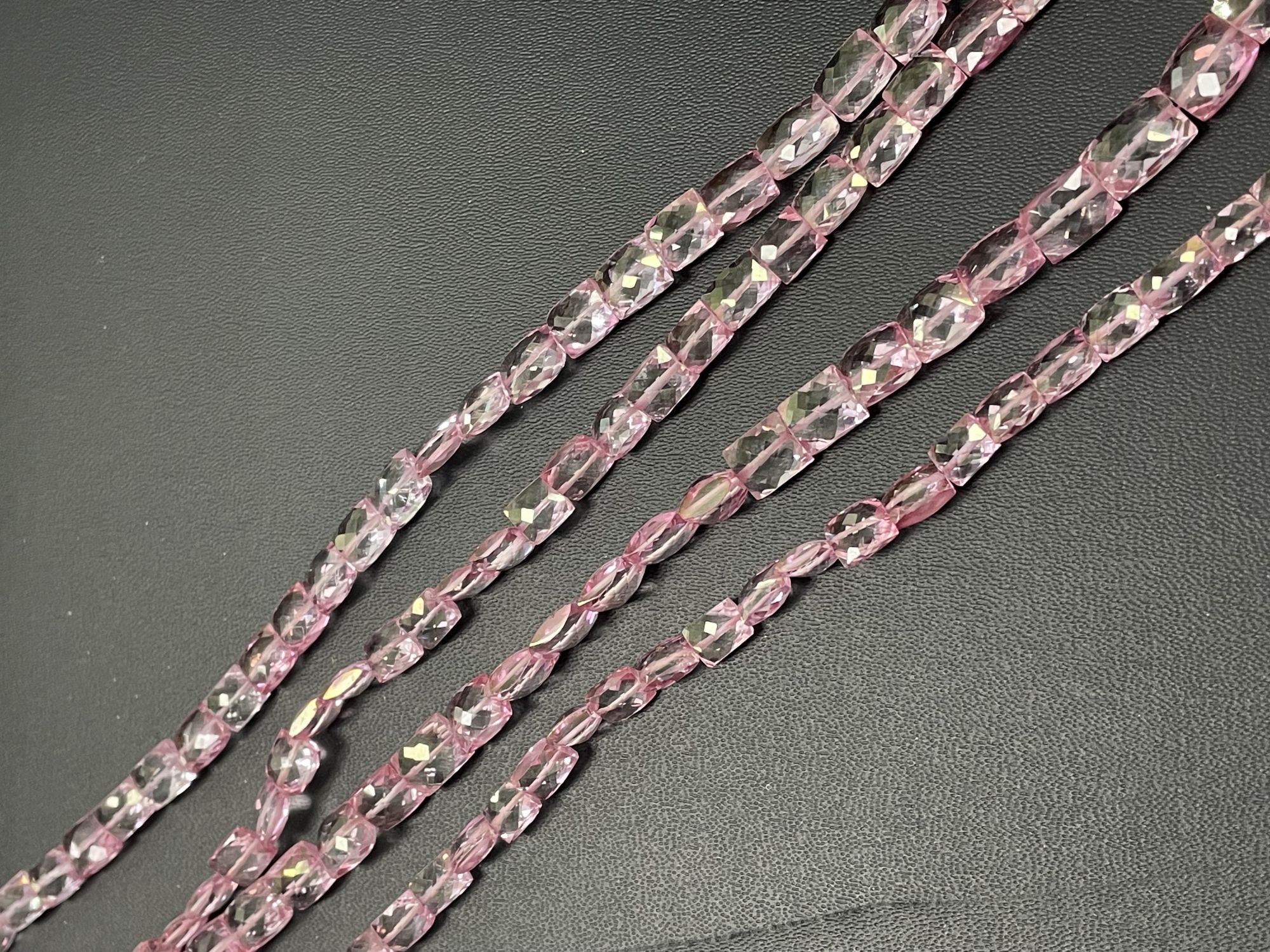 Pink Mystic Topaz Rectangle Faceted