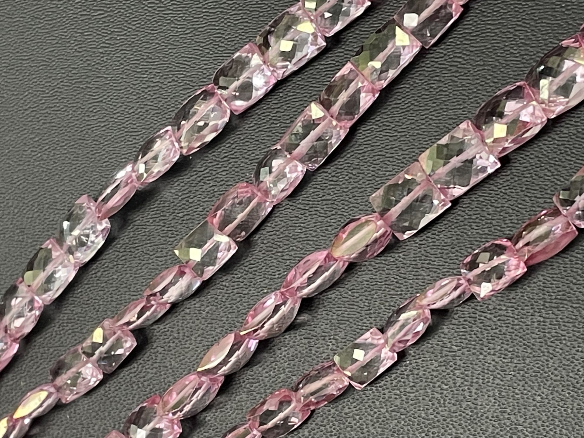 Pink Mystic Topaz Rectangle Faceted