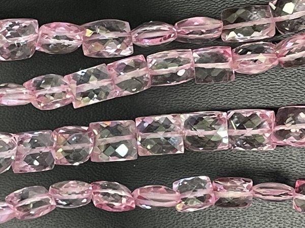 Pink Mystic Topaz Rectangle Faceted