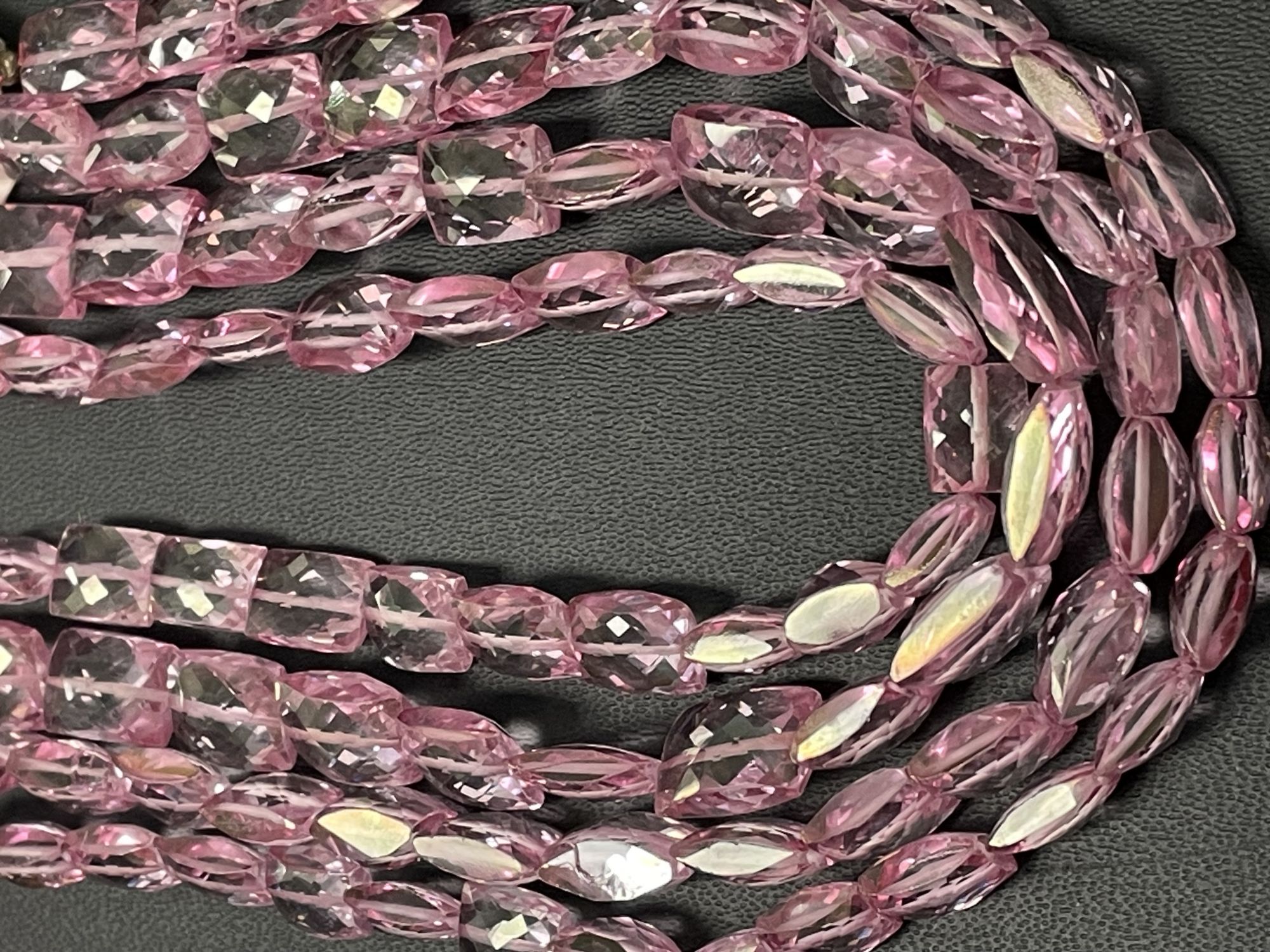 Pink Mystic Topaz Rectangle Faceted