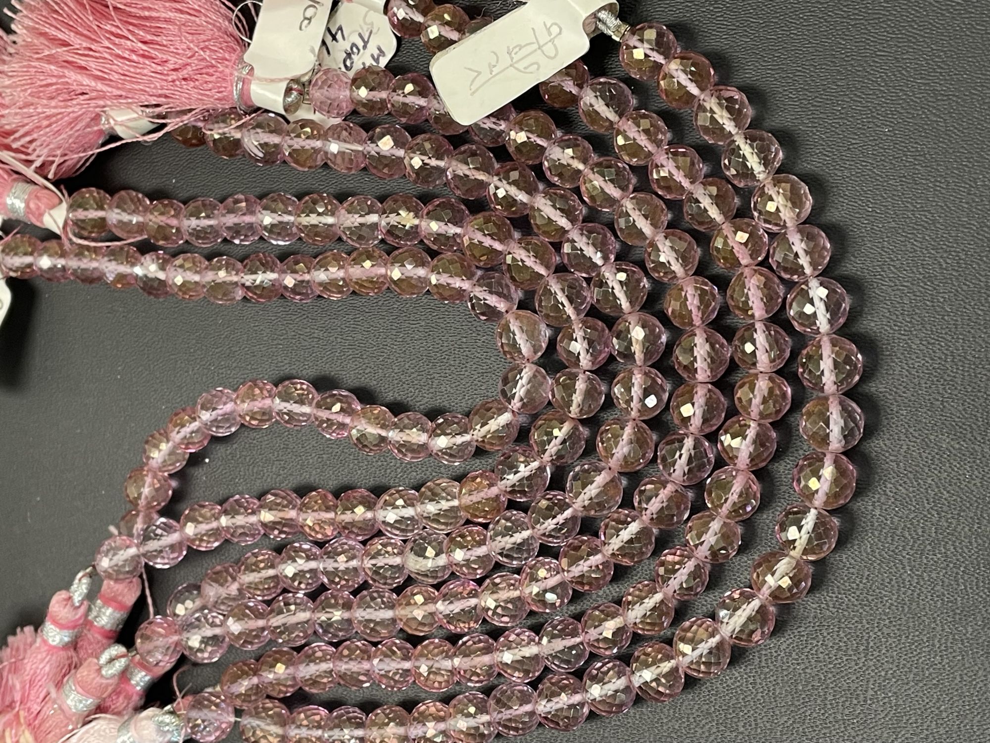 Pink Mystic Topaz Round Faceted