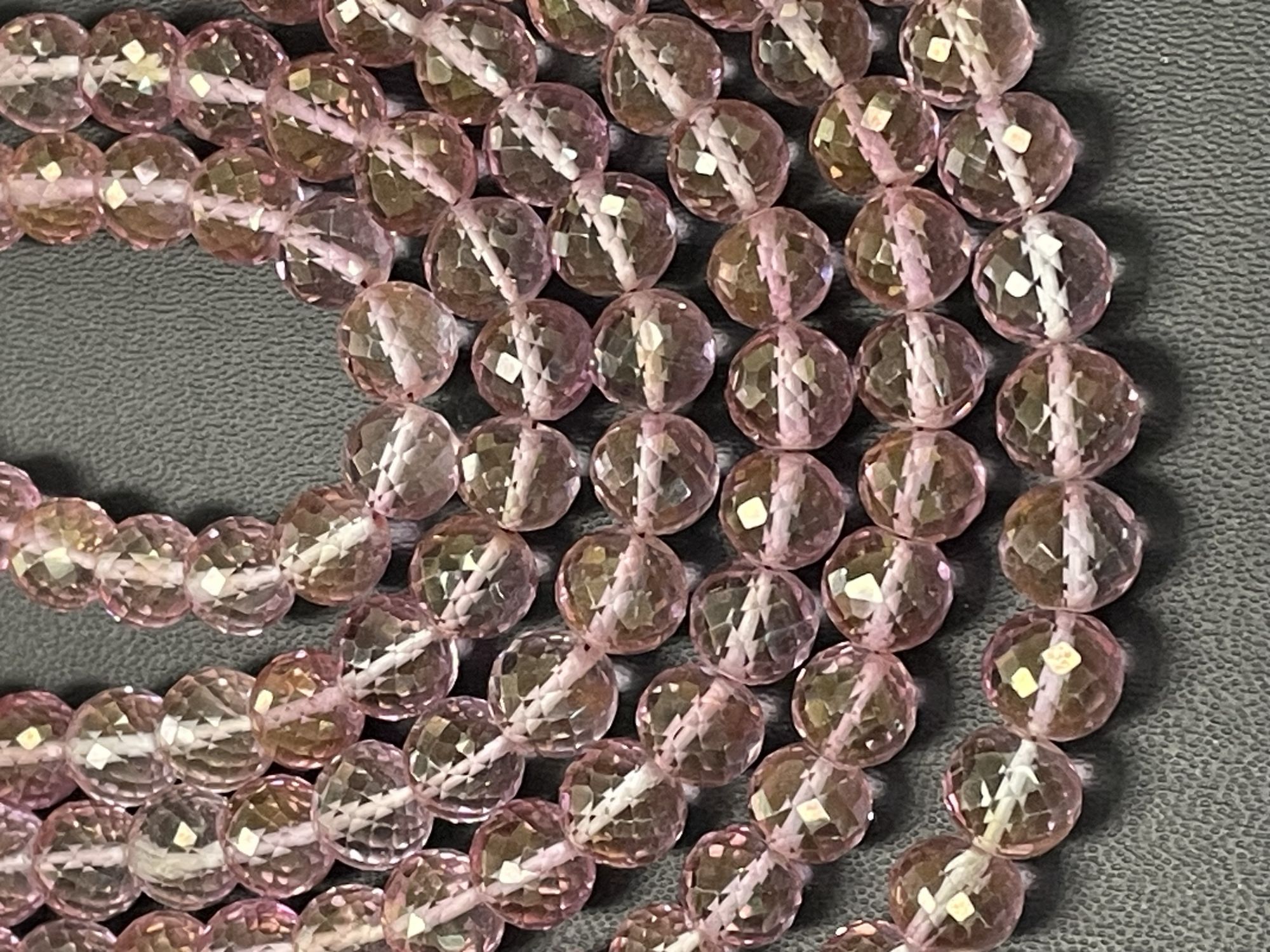 Pink Mystic Topaz Round Faceted