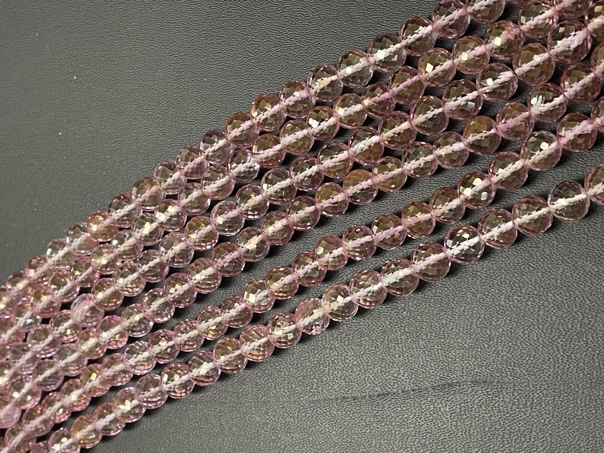 Pink Mystic Topaz Round Faceted