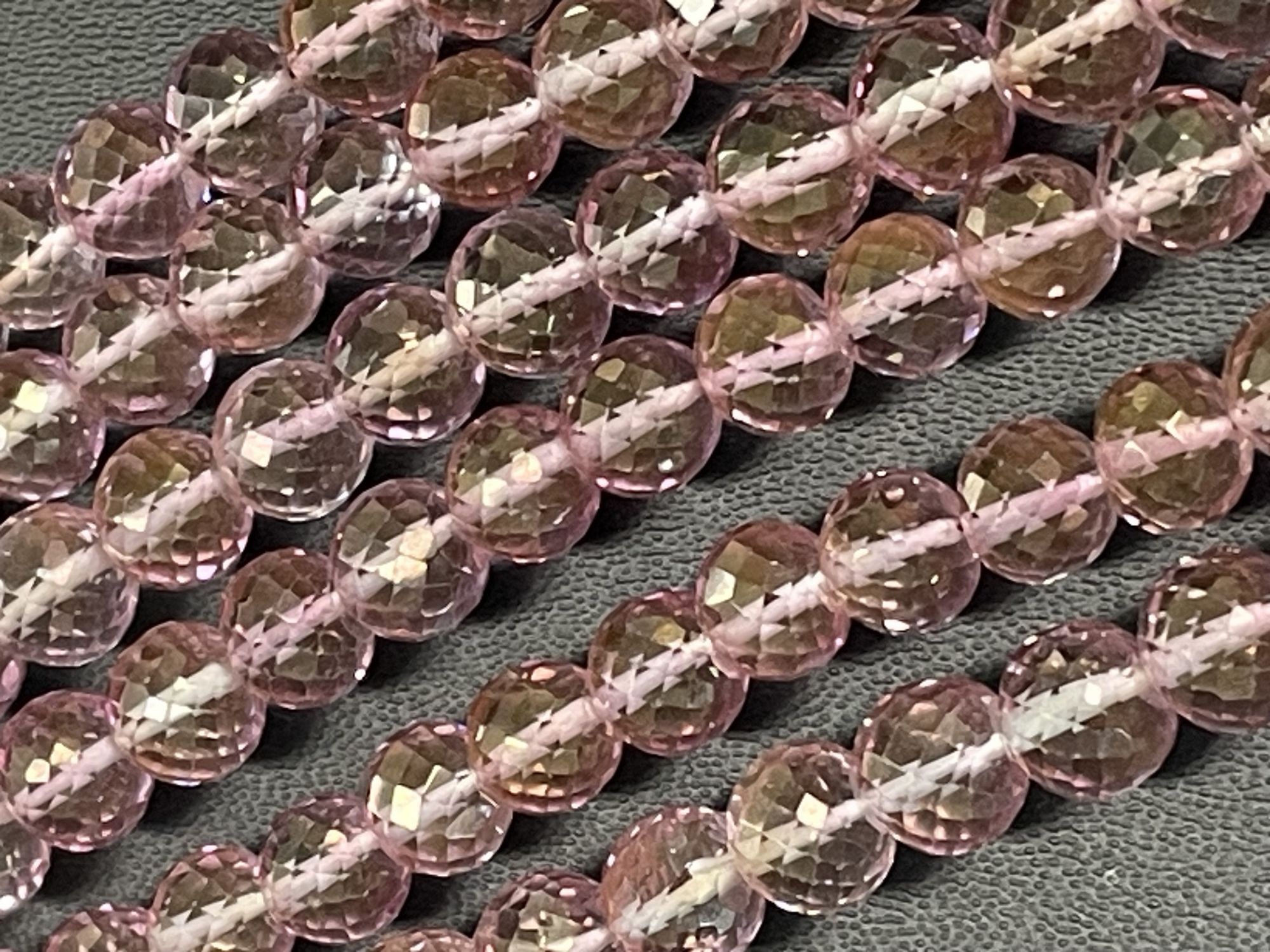 Pink Mystic Topaz Round Faceted