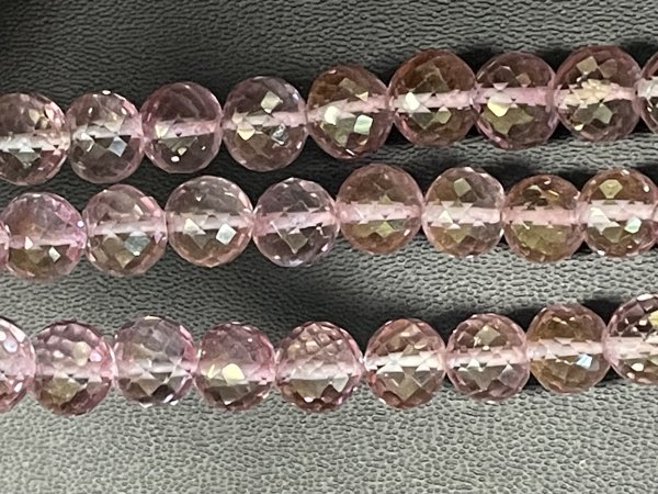 Pink Mystic Topaz Round Faceted