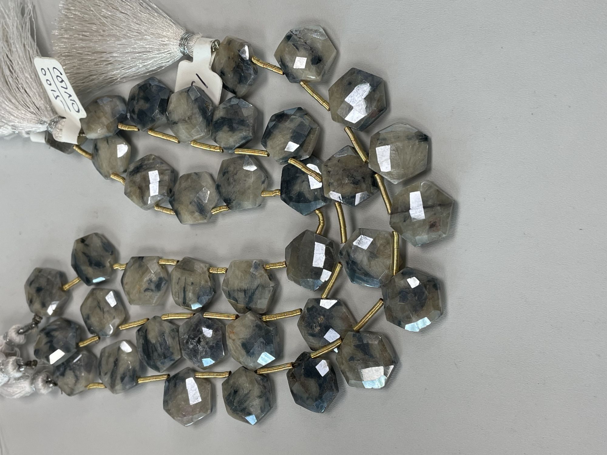 Silverite Hexagon Faceted