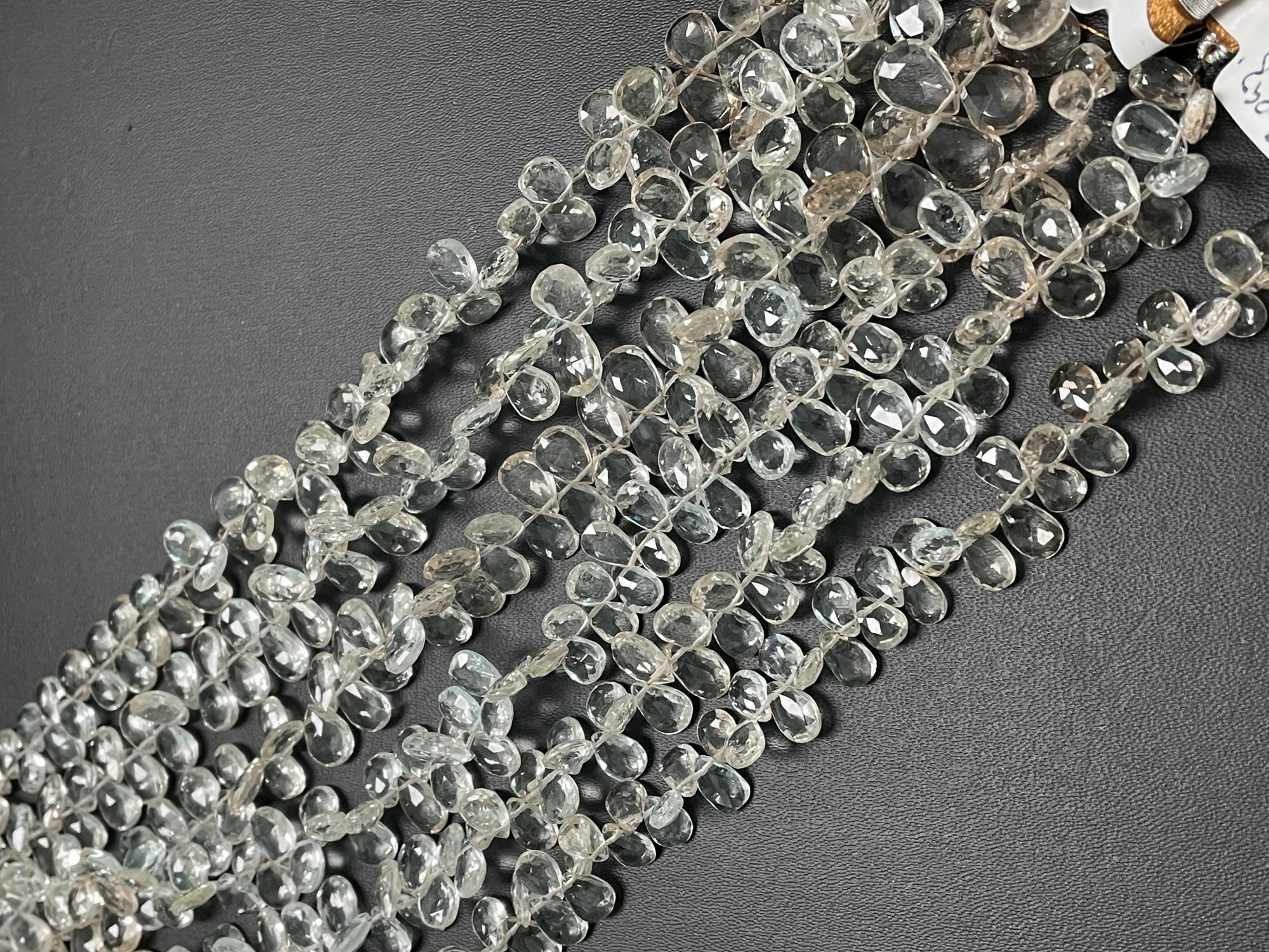 Champagne Topaz Pear Faceted