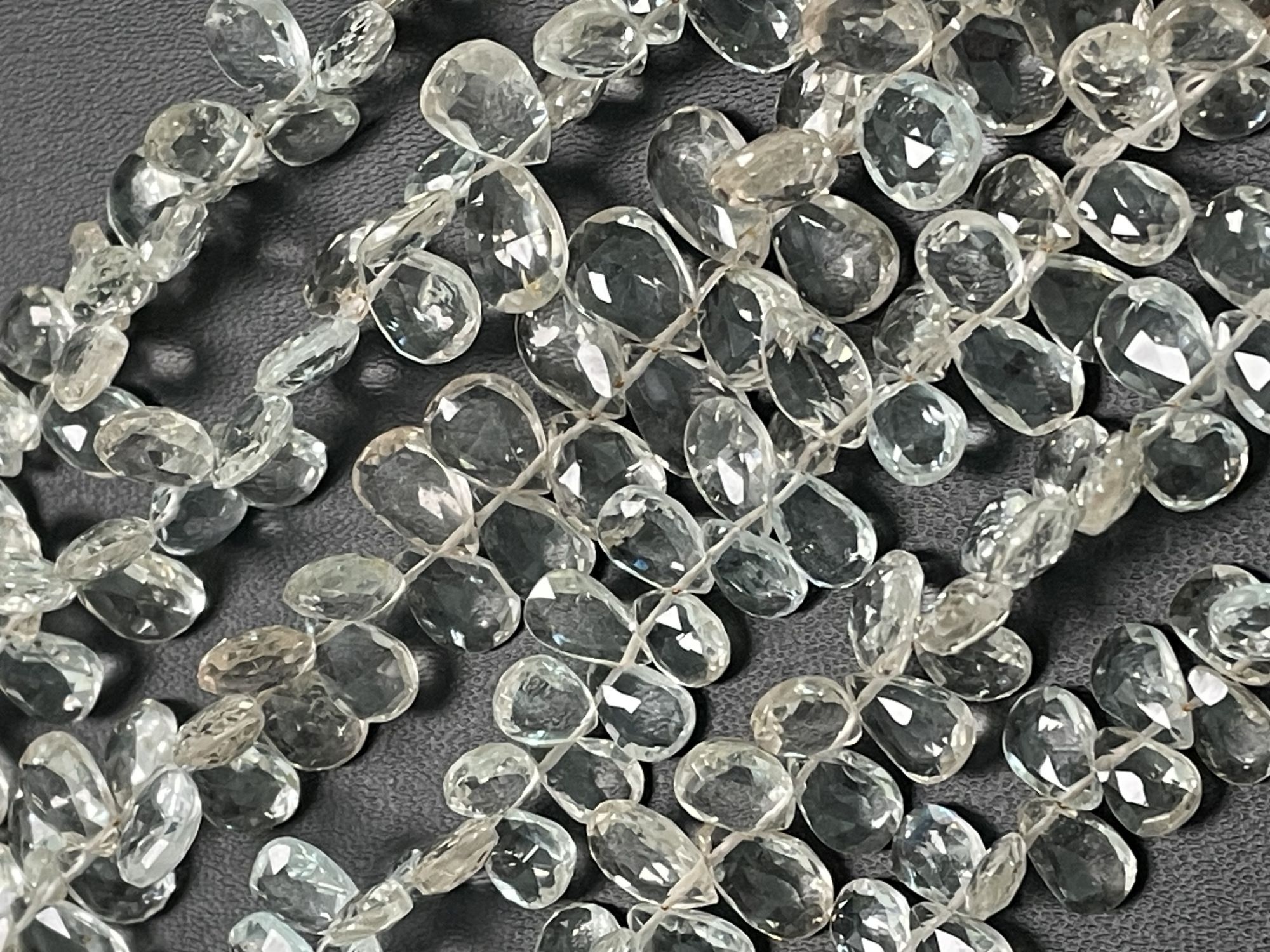 Champagne Topaz Pear Faceted