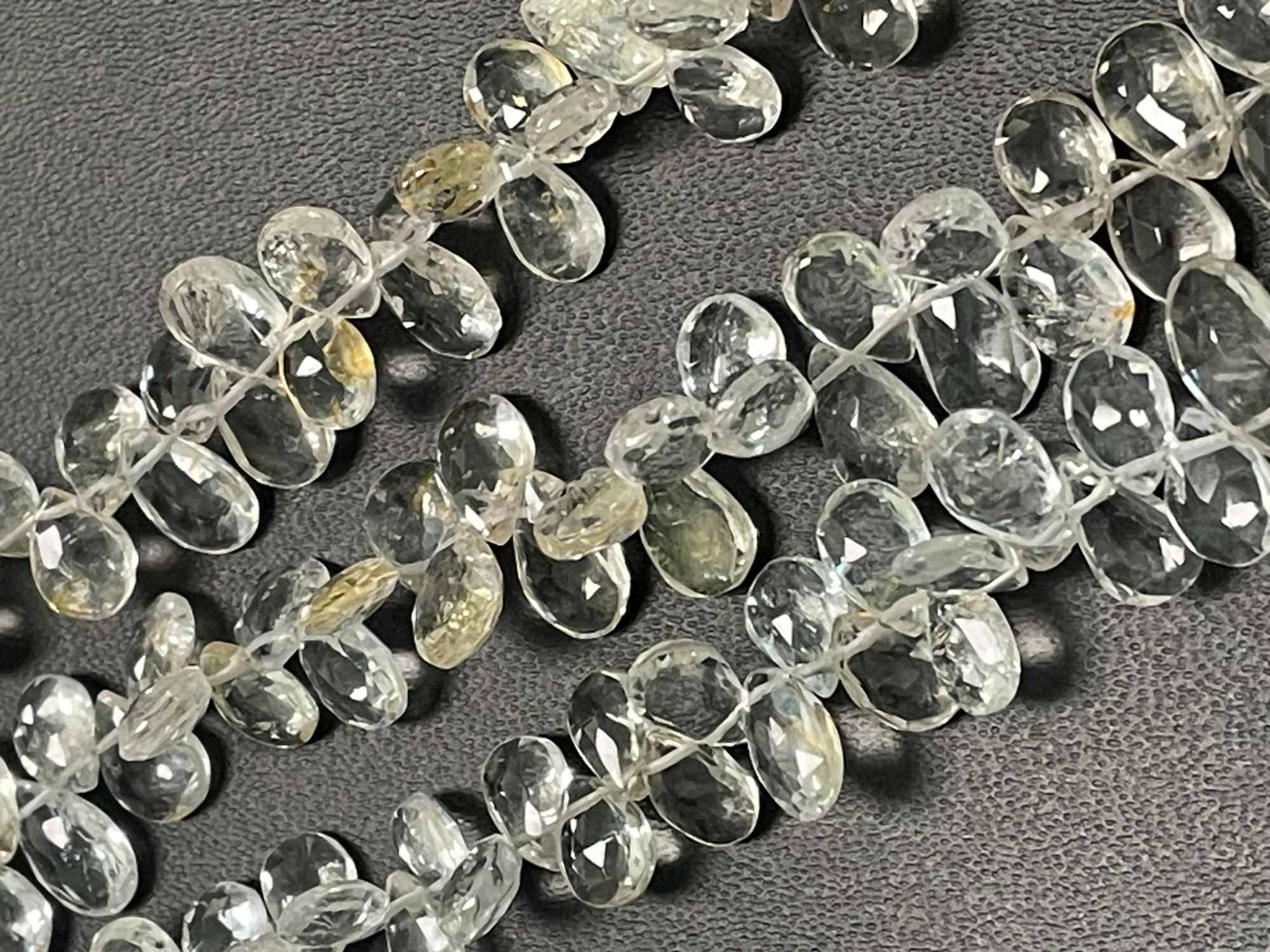 Champagne Topaz Pear Faceted