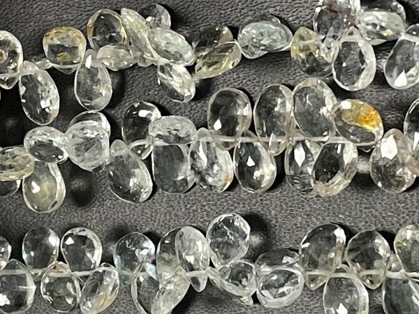 Champagne Topaz Pear Faceted