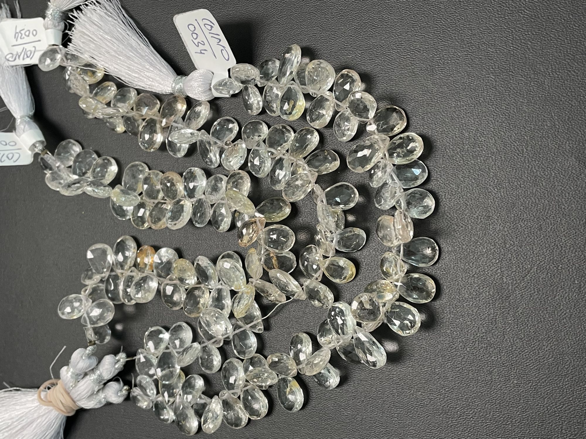 Champagne Topaz Pear Faceted