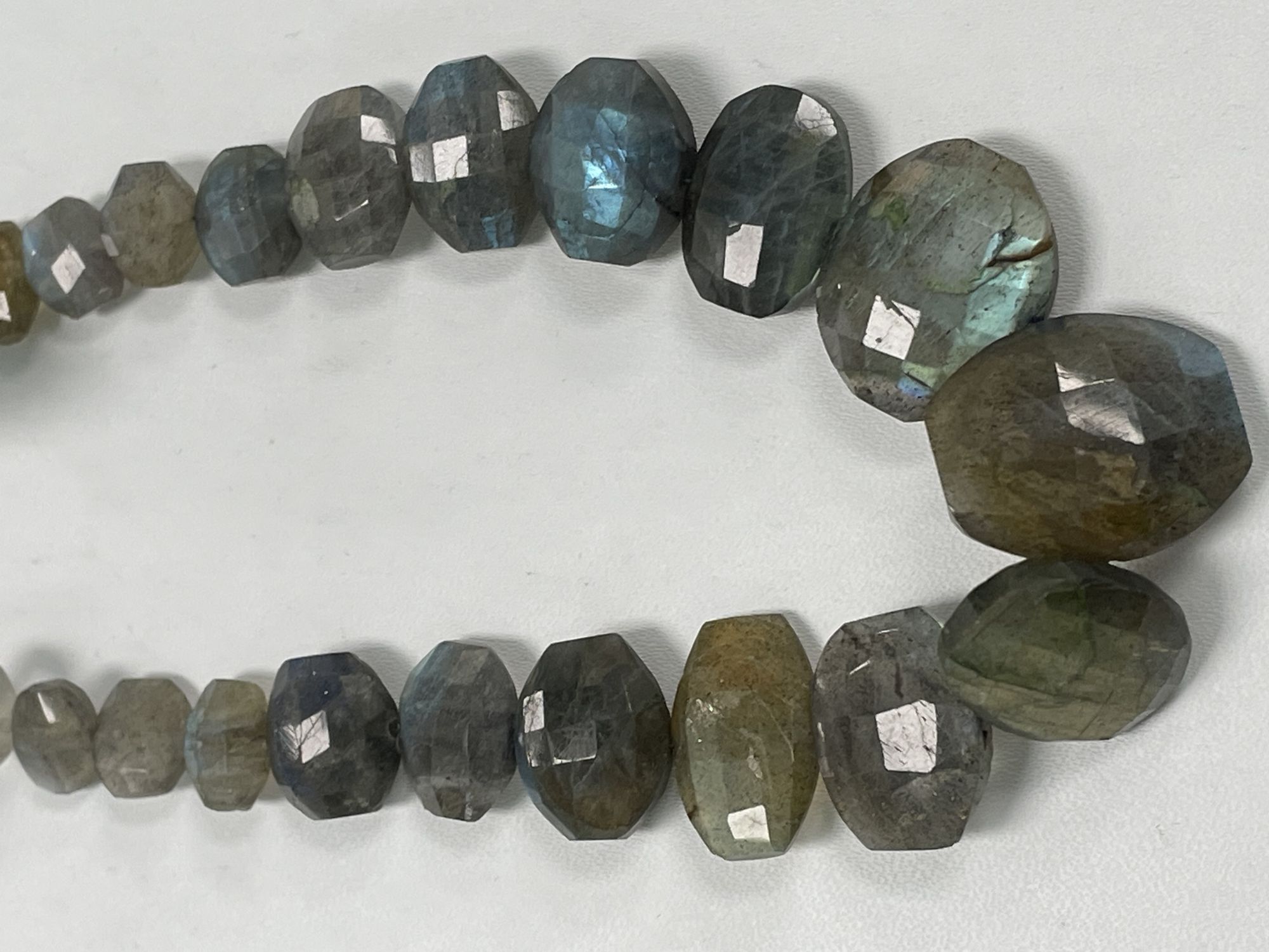 Labradorite Barrel Faceted