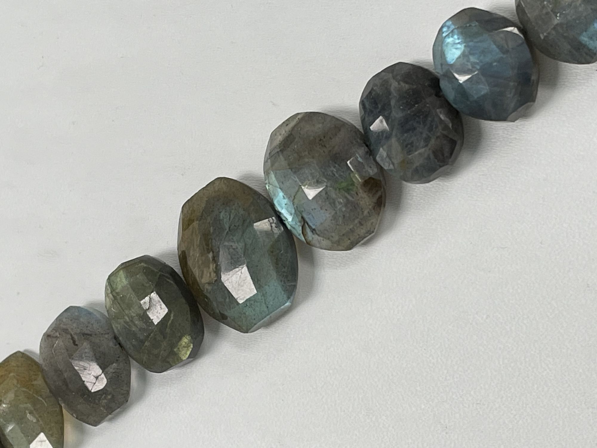 Labradorite Barrel Faceted
