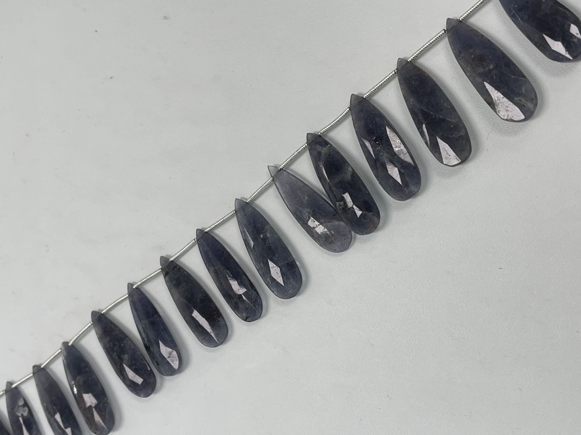 Iolite Pear Faceted