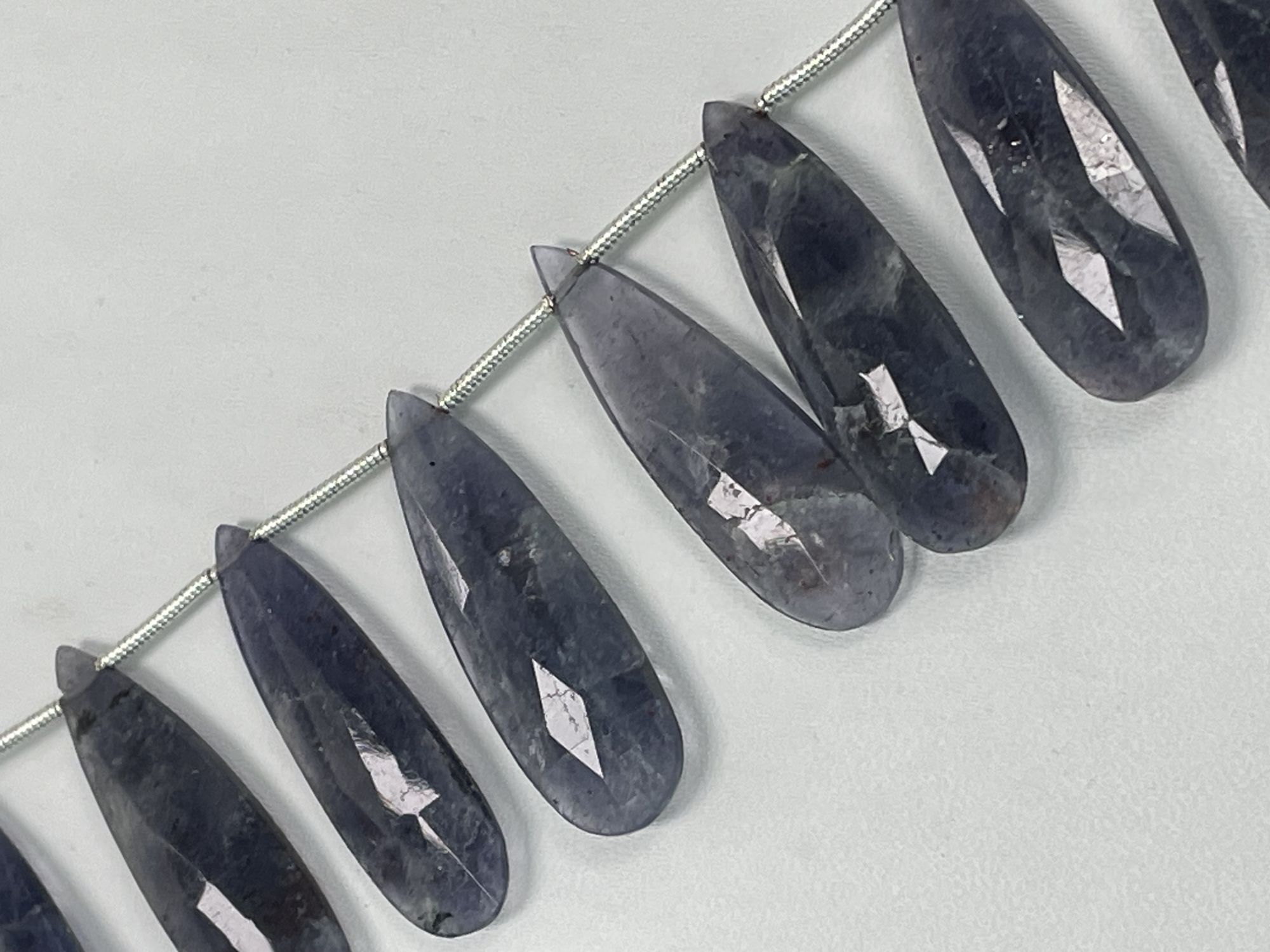 Iolite Pear Faceted