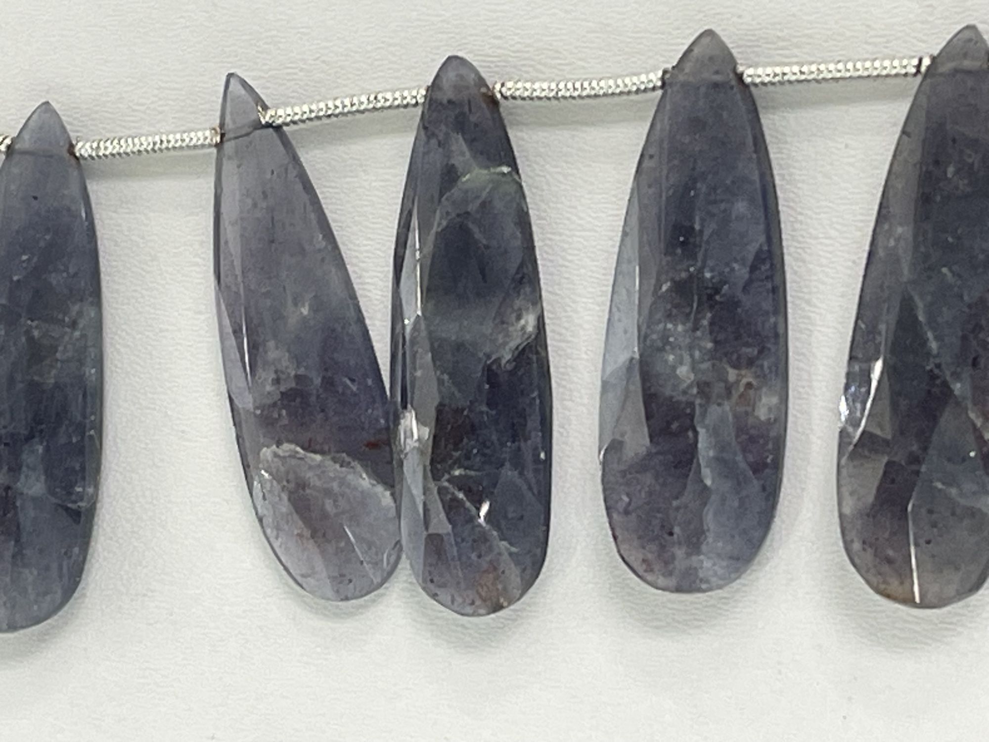 Iolite Pear Faceted