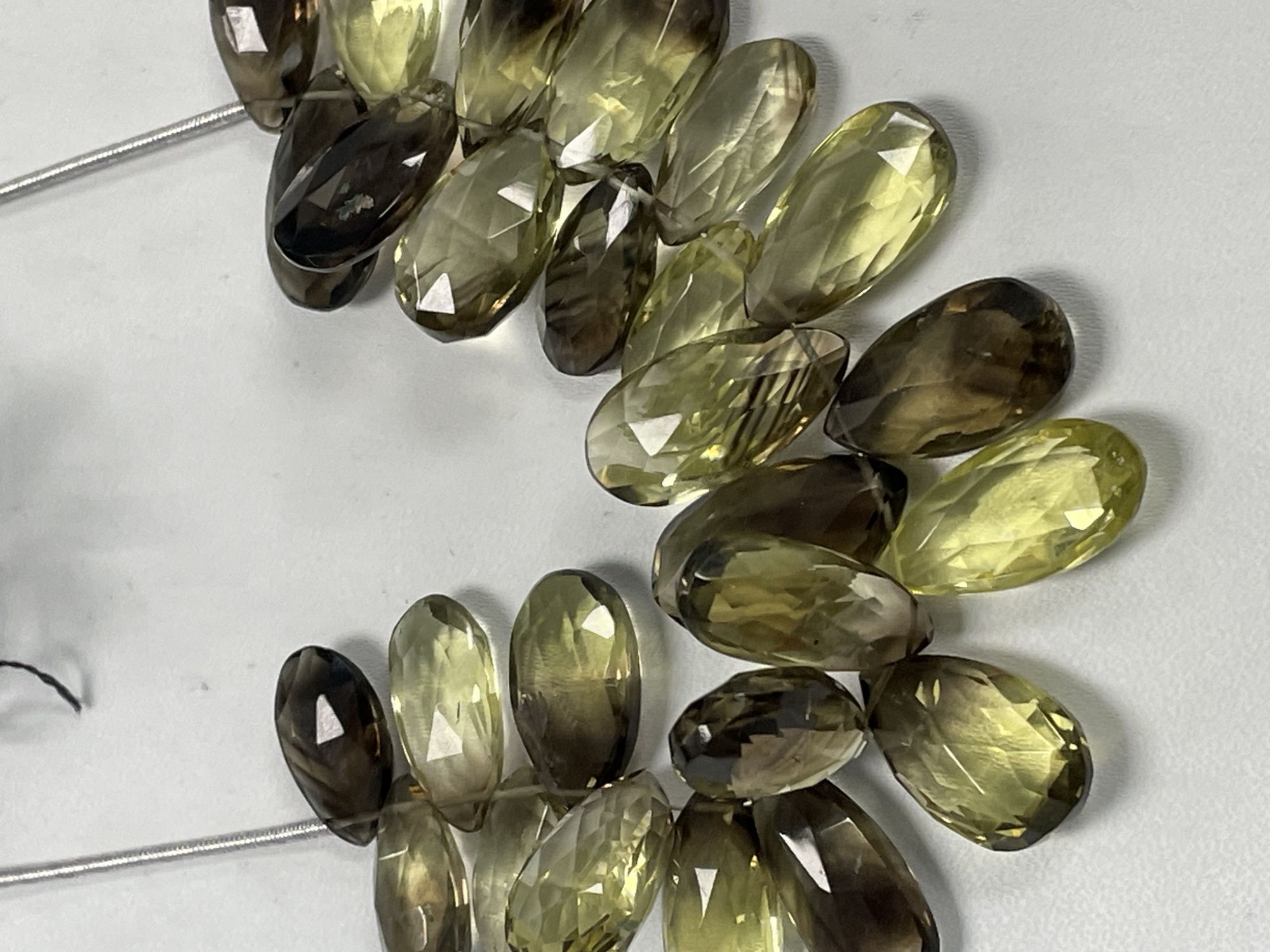 Bio Lemon Hydro Quartz Pear Faceted