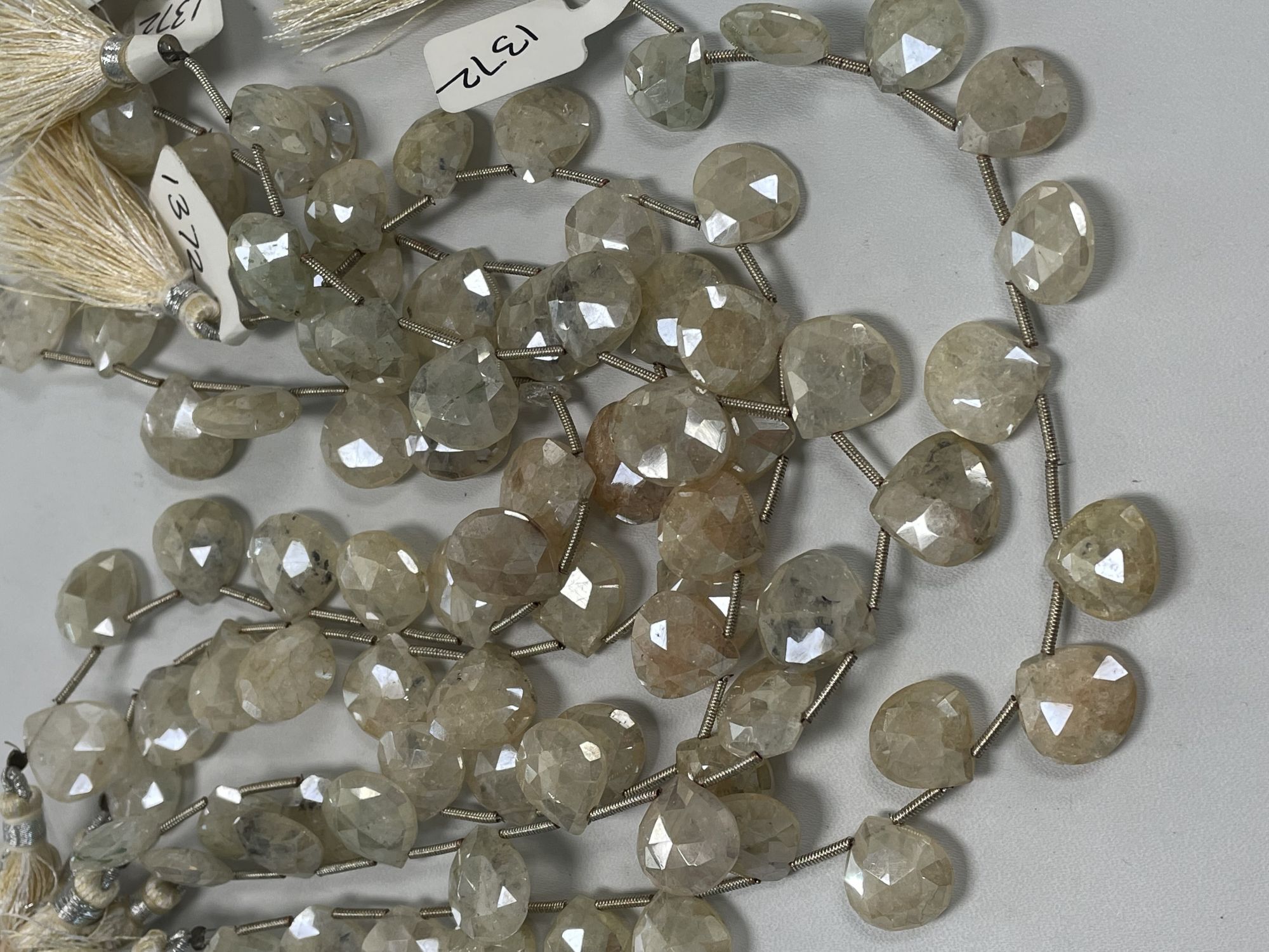 Coated Grapolite Heart Faceted