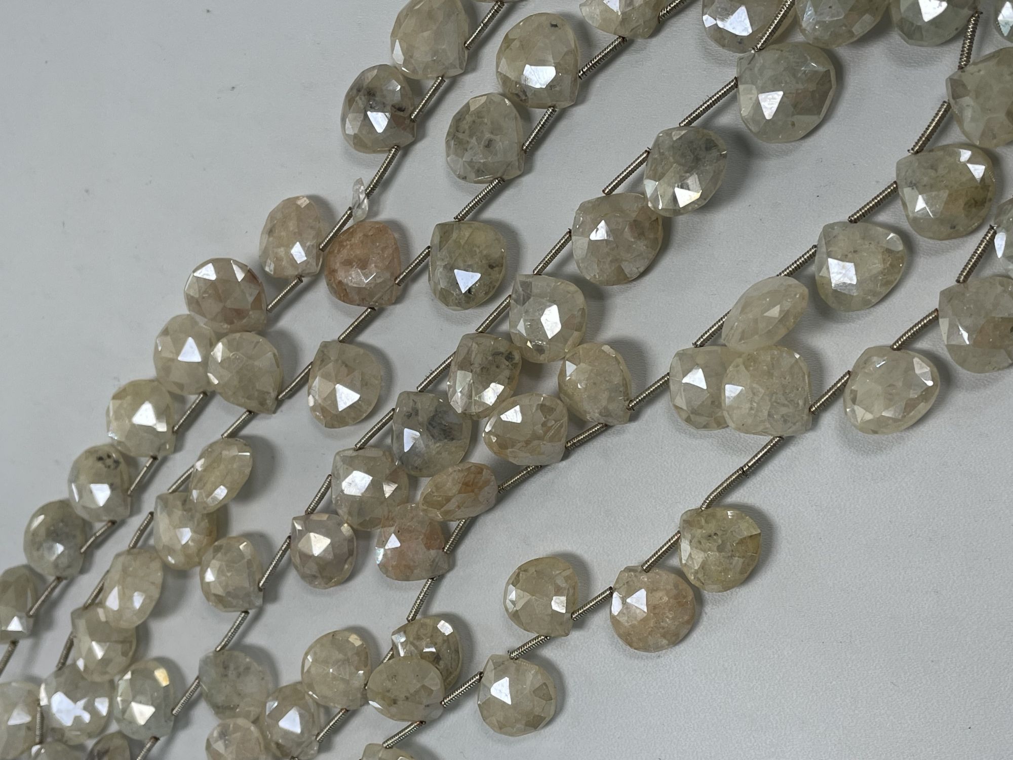 Coated Grapolite Heart Faceted