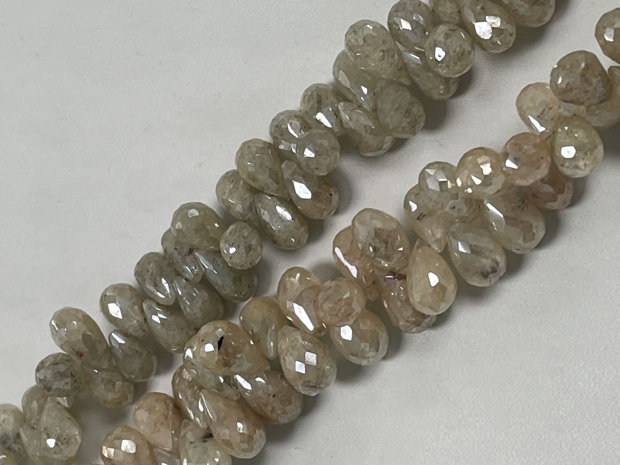 Coated Grapolite Drop Faceted