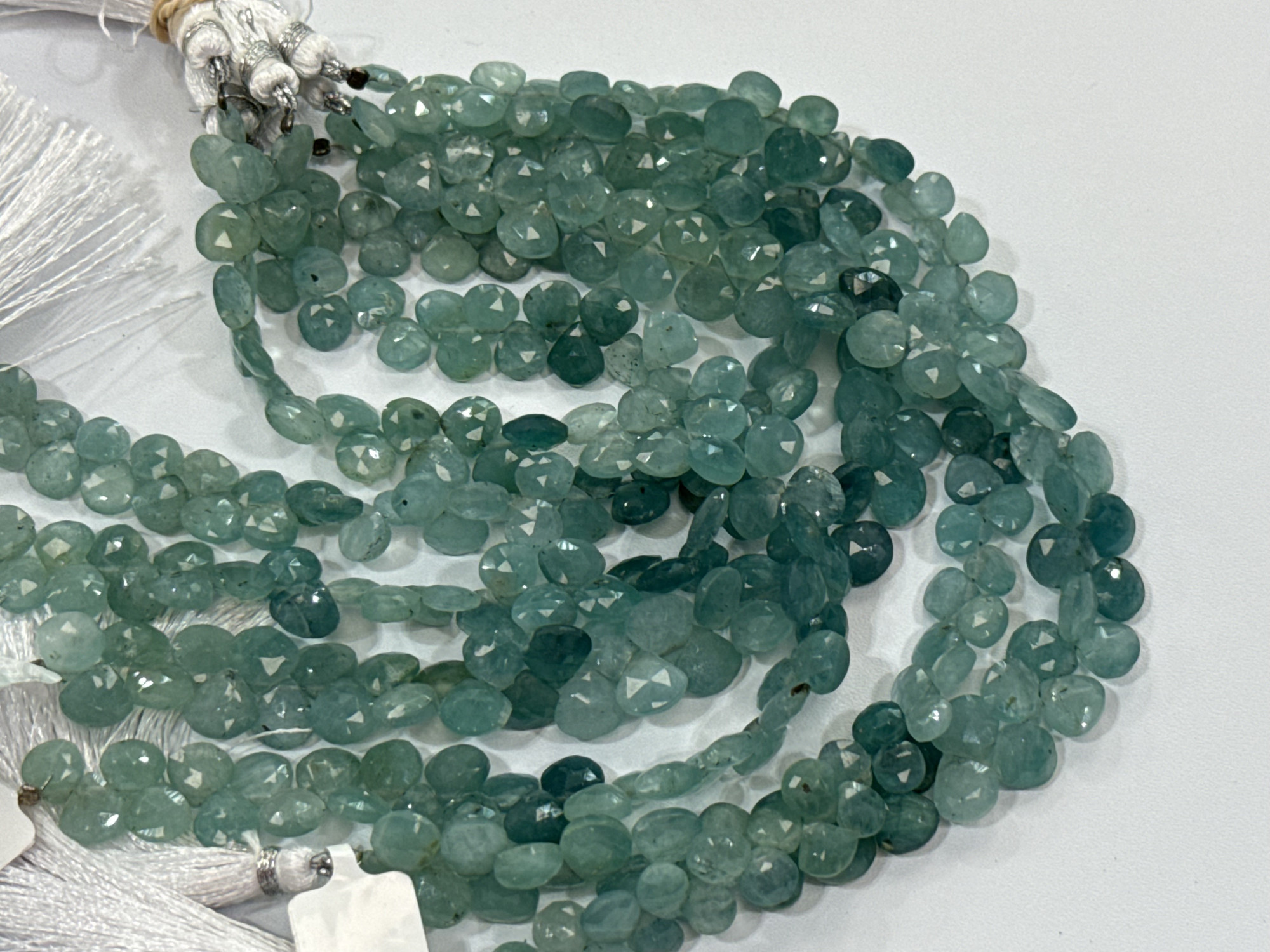 Grandidierite Hearts Faceted