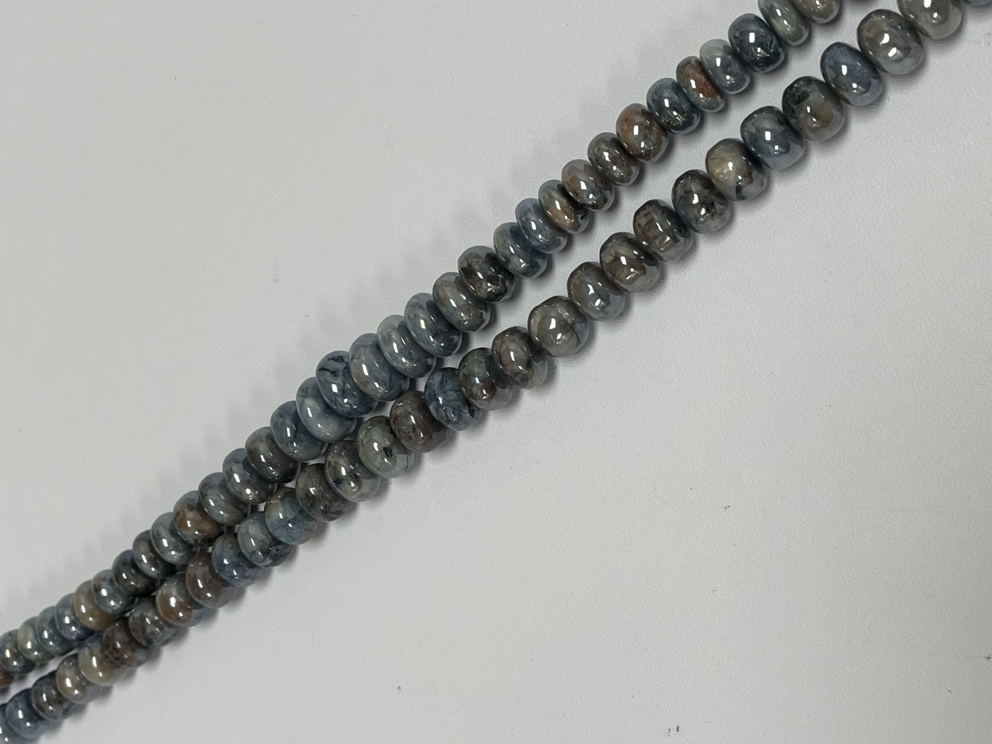 Coated Silicatite Rondelle Smooth