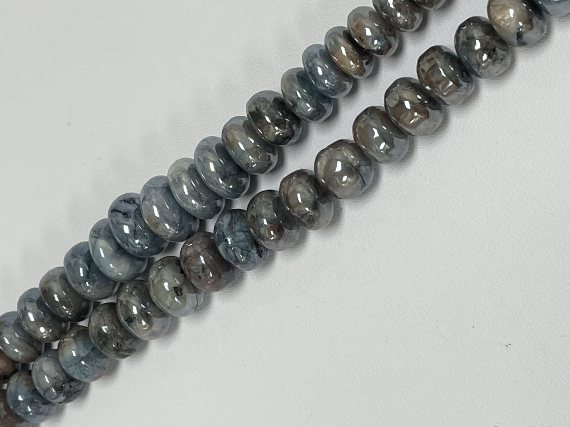 Coated Silicatite Rondelle Smooth