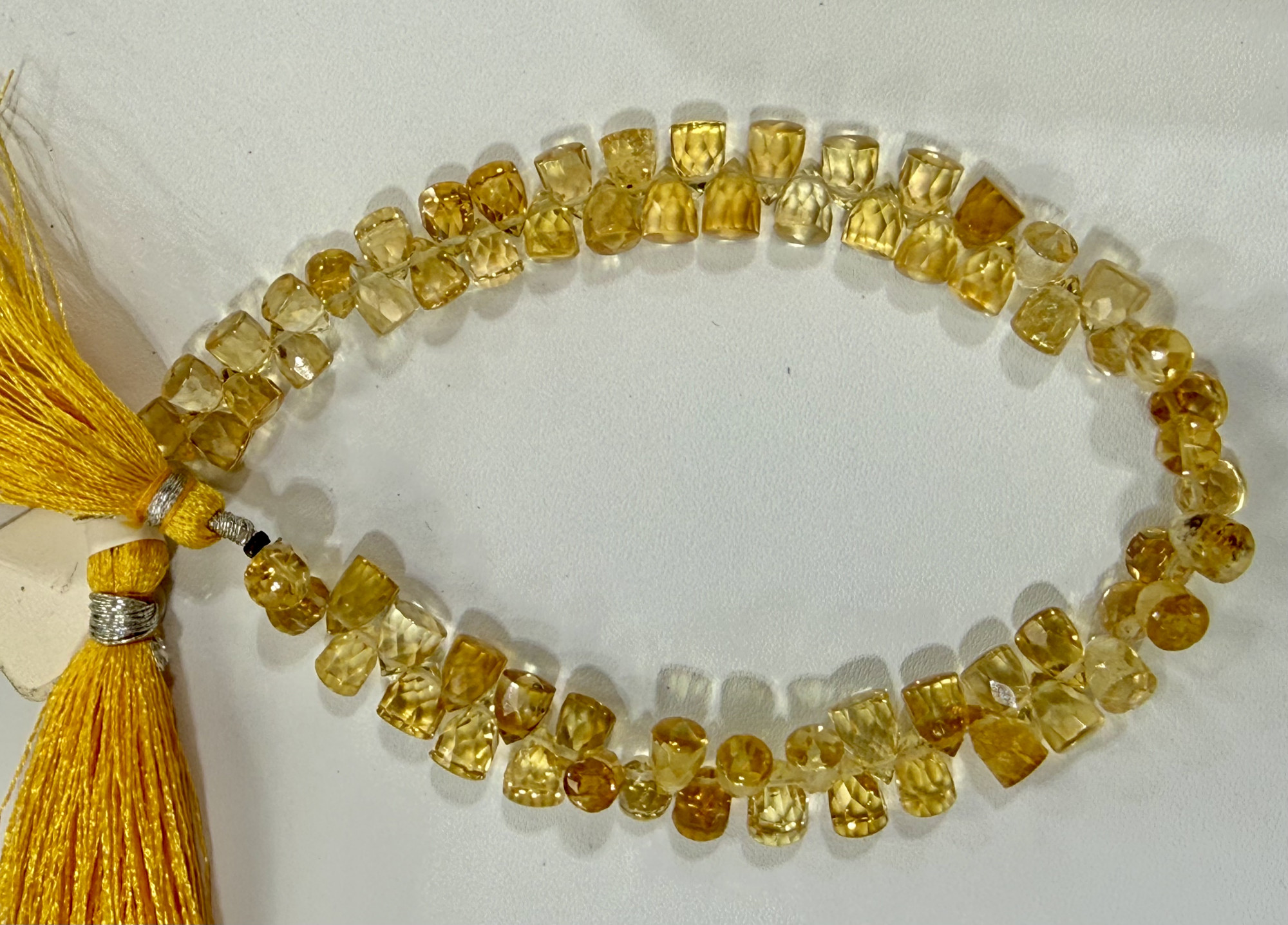 Citrine Funky Faceted