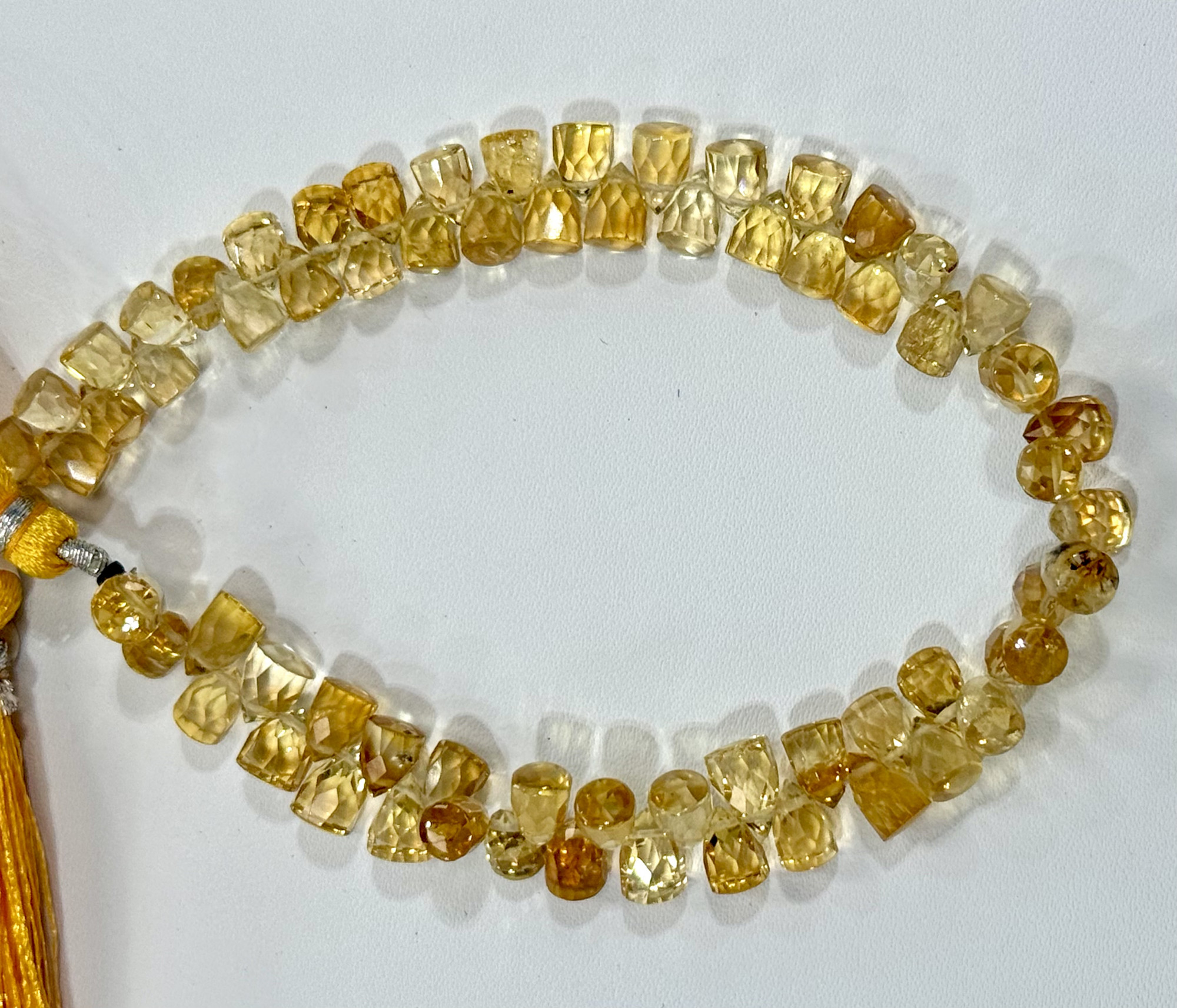 Citrine Funky  Faceted