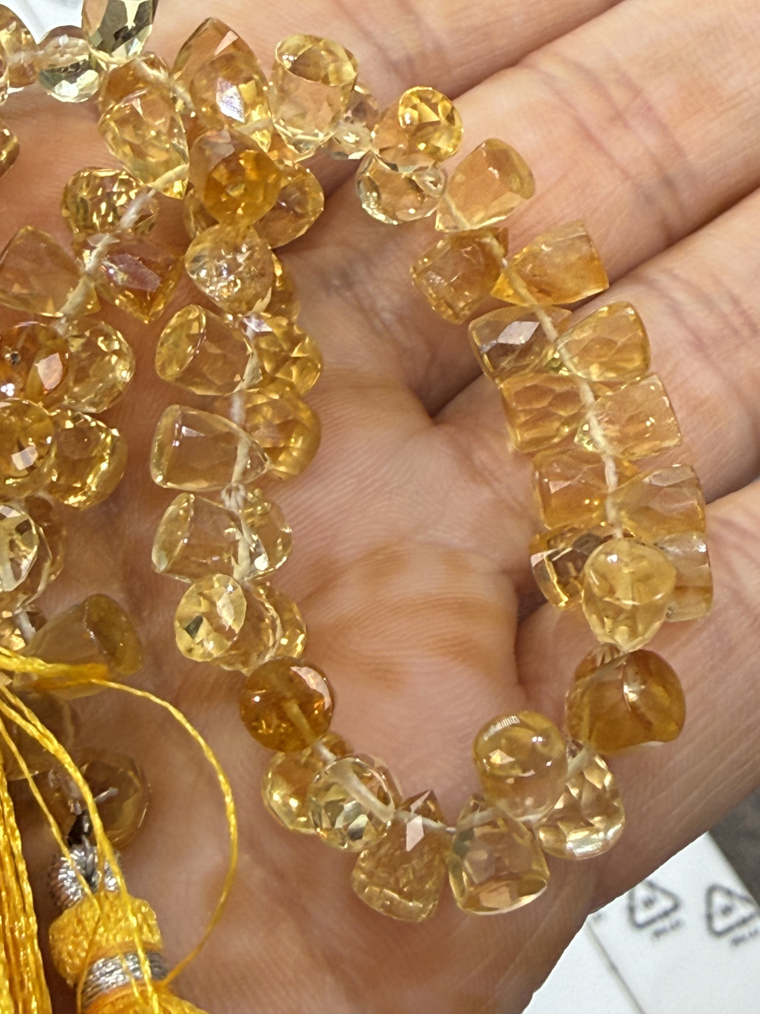 Citrine Funky  Faceted