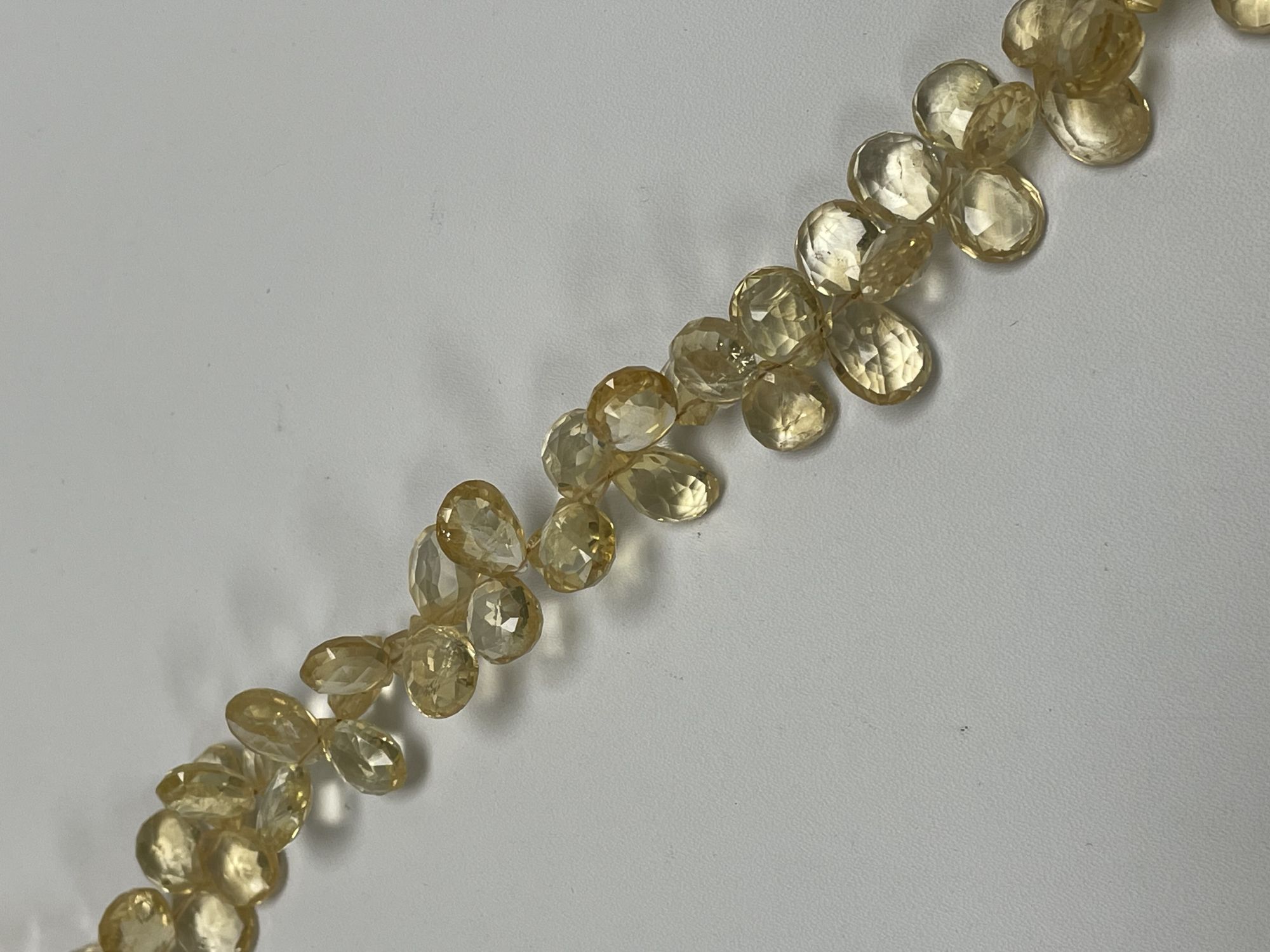 Citrine Pear Faceted